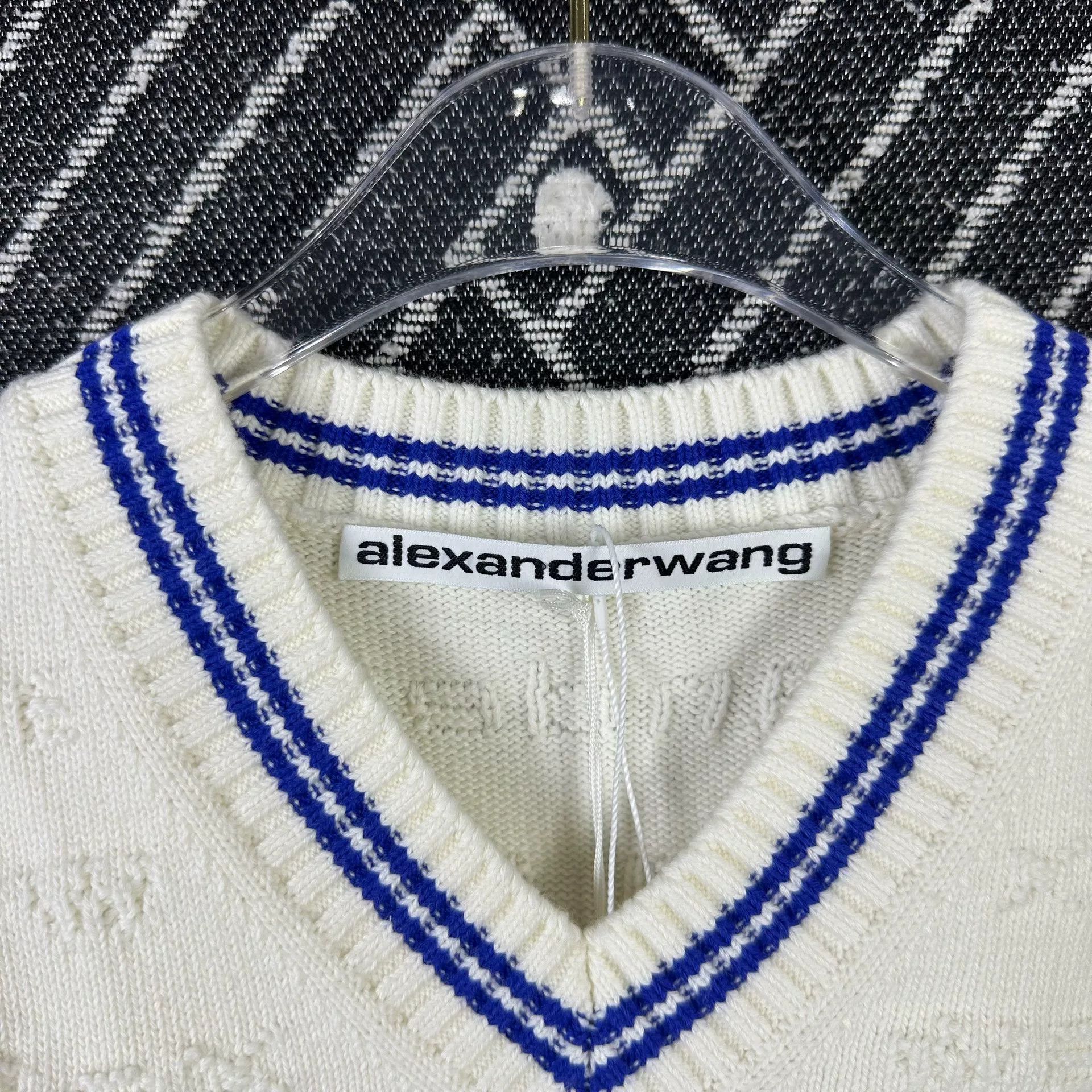 Alexander Wang Alexander Wang Color Block V-Neck Knit Cami Size M / US 6-8 / IT 42-44 - 2 Thumbnail