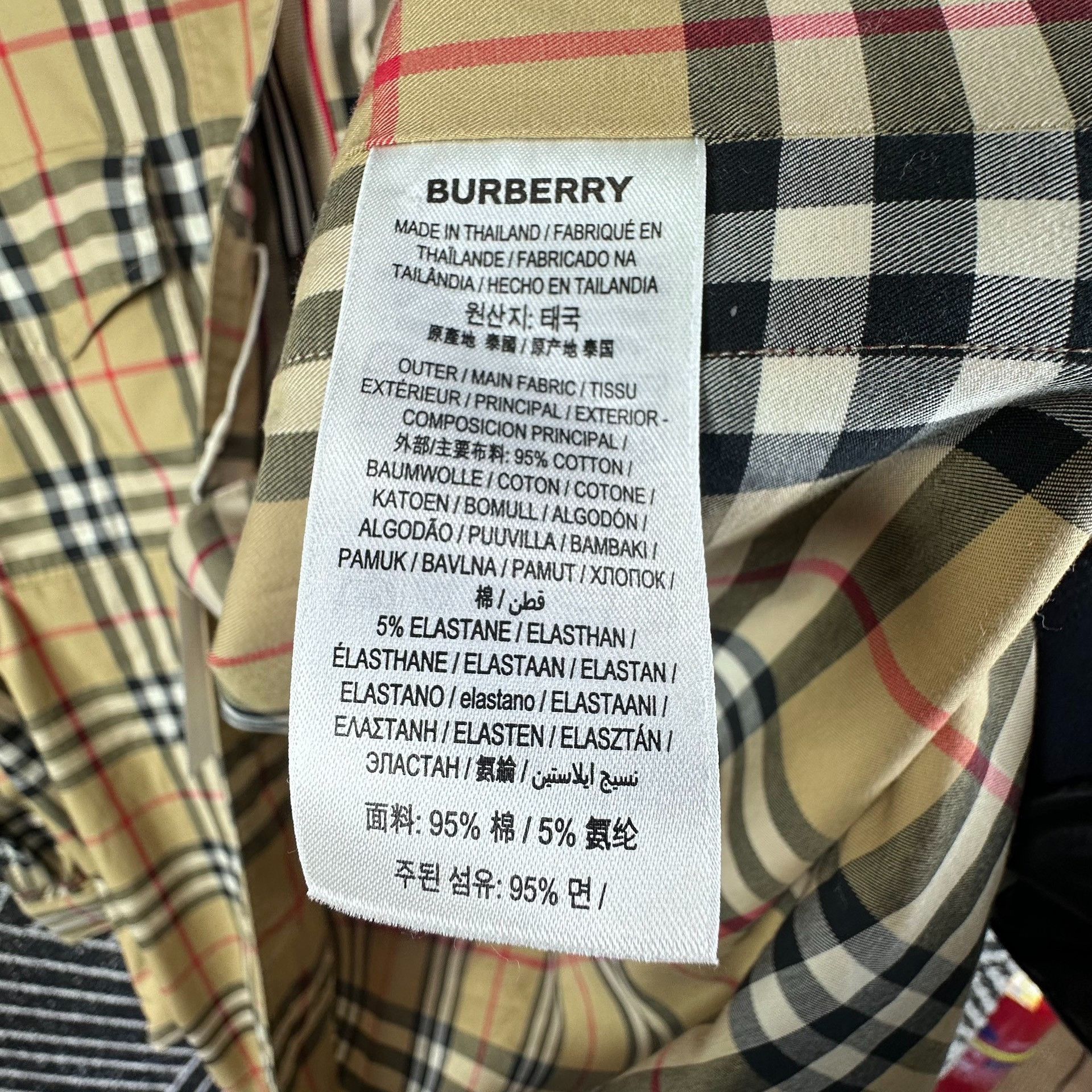 Burberry Burberry Plaid Shirt Women's UK2 Size M / US 6-8 / IT 42-44 - 4 Thumbnail