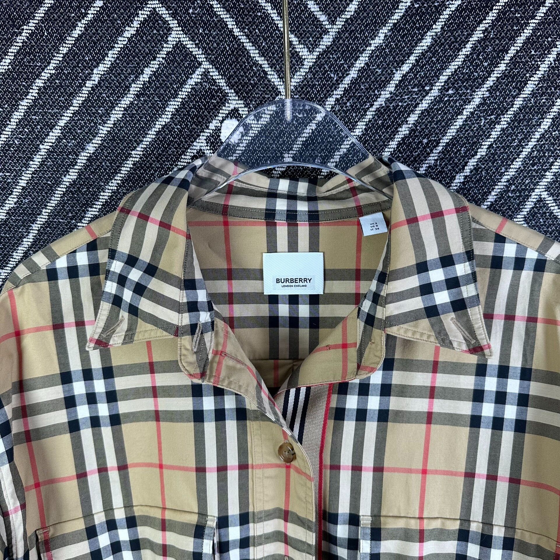 Burberry Burberry Plaid Shirt Women's UK2 Size M / US 6-8 / IT 42-44 - 6 Thumbnail