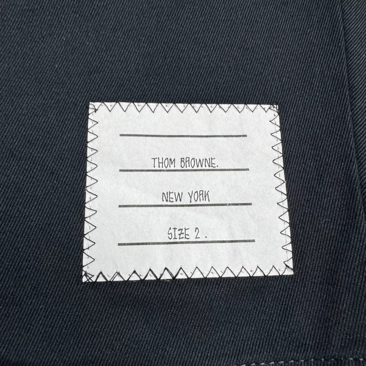 Thom Browne Thom Browne Dark Blue Shorts Size US 31 - 2 Thumbnail