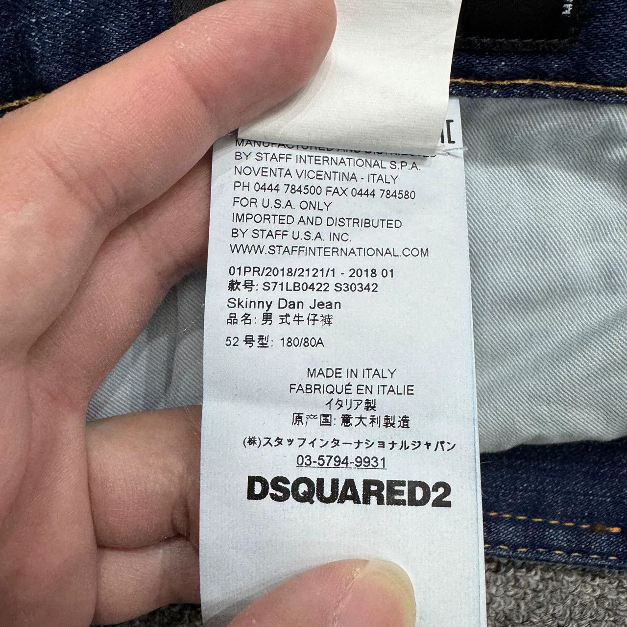 Dsquared2 DSQUARED2 Cuffed Distressed Jeans Size US 31 - 4 Thumbnail