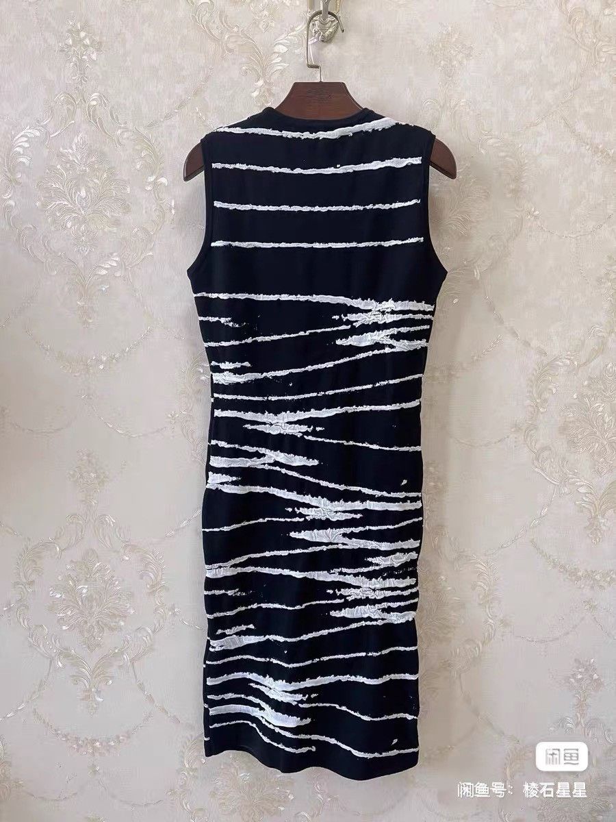 Versace Versace Runway Sleeveless Wool Blend Dress Size M / US 6-8 / IT 42-44 - 7 Thumbnail