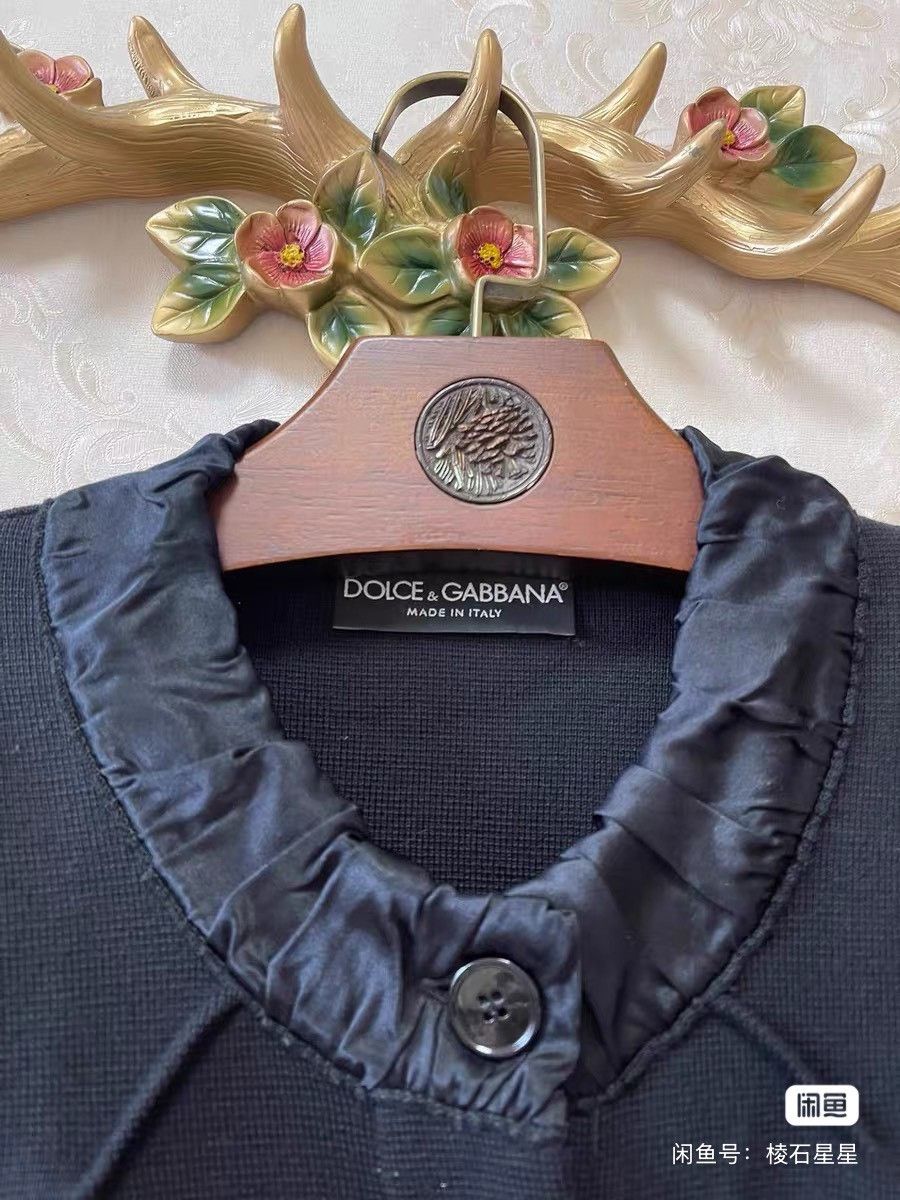 Dolce & Gabbana DG Wool Silk Chanel-style Coat Size M / US 6-8 / IT 42-44 - 7 Thumbnail