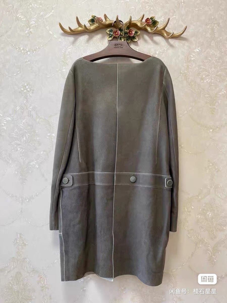 Chloe Chloe Runway Leather Coat Size M / US 6-8 / IT 42-44 - 9 Thumbnail