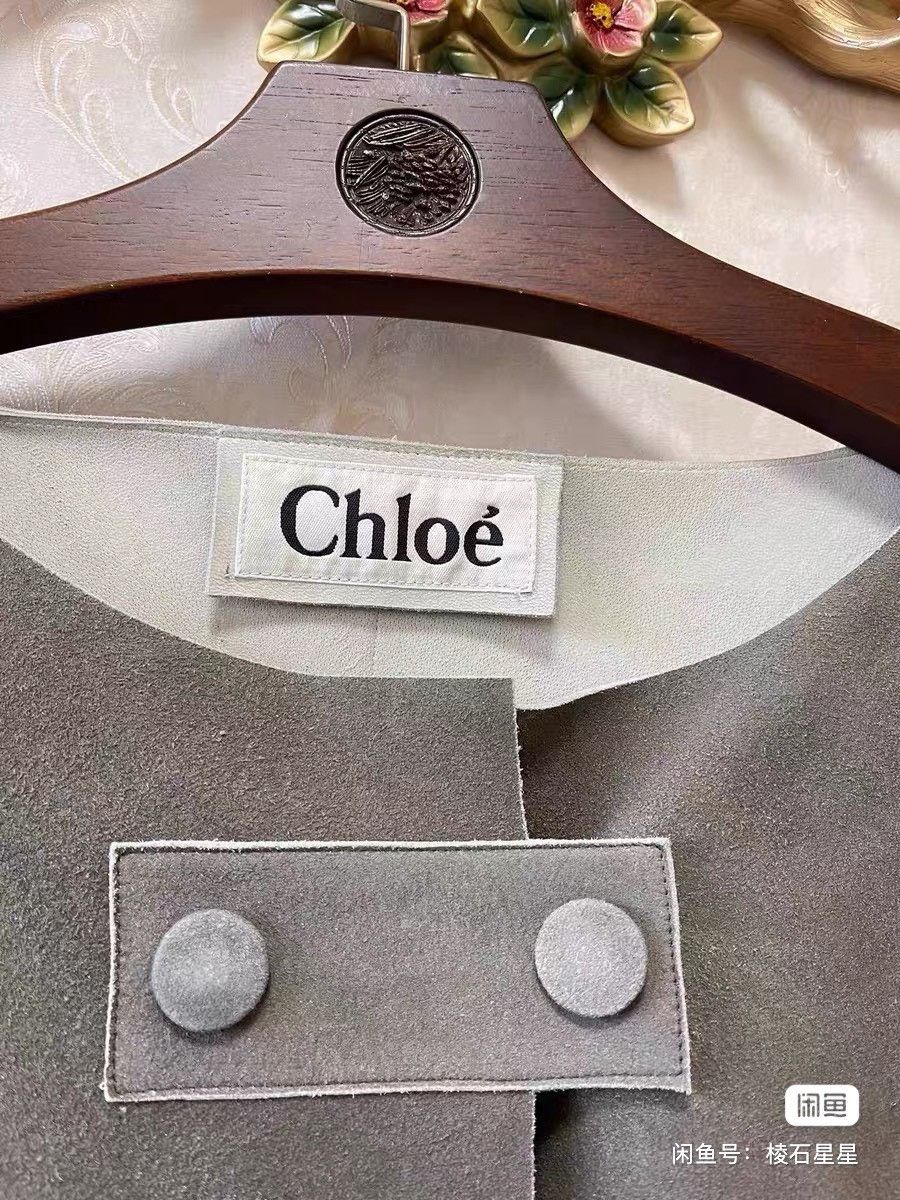 Chloe Chloe Runway Leather Coat Size M / US 6-8 / IT 42-44 - 2 Thumbnail