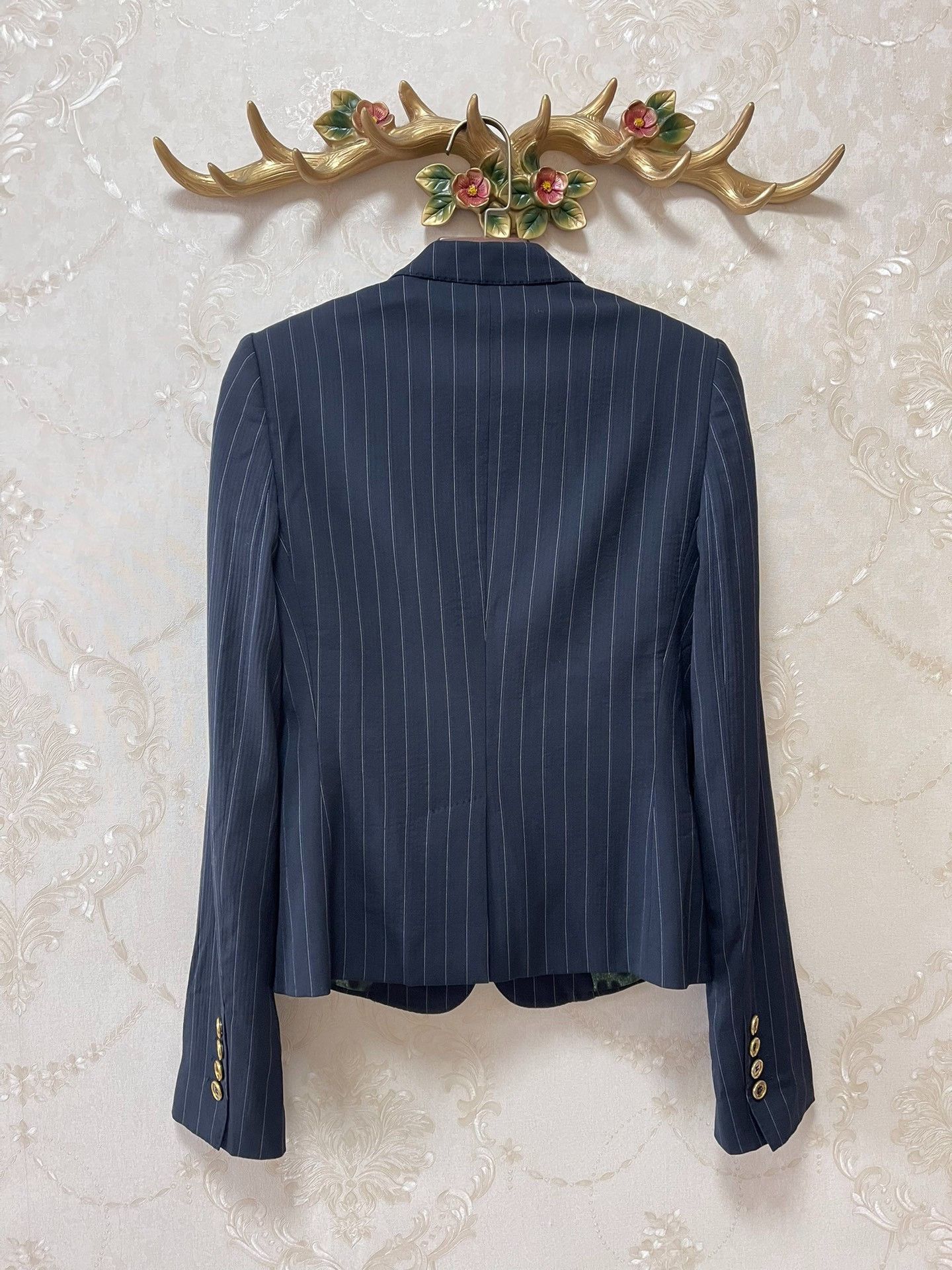 Dolce & Gabbana DG Runway Women's Double-Stripe Blazer Size M / US 6-8 / IT 42-44 - 7 Thumbnail