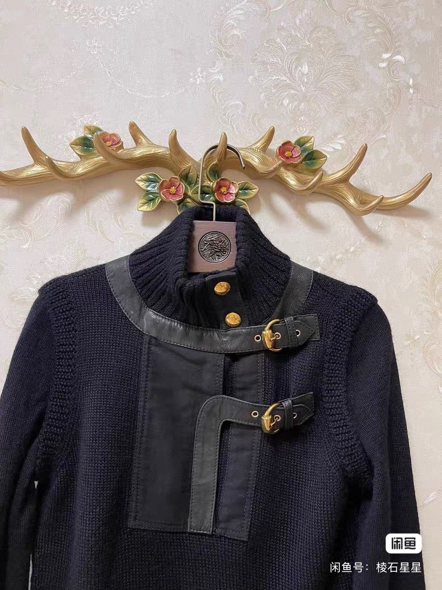 Gucci Gucci Runway Alpaca Belt-Decorated Sweater Size M / US 6-8 / IT 42-44 - 7 Thumbnail
