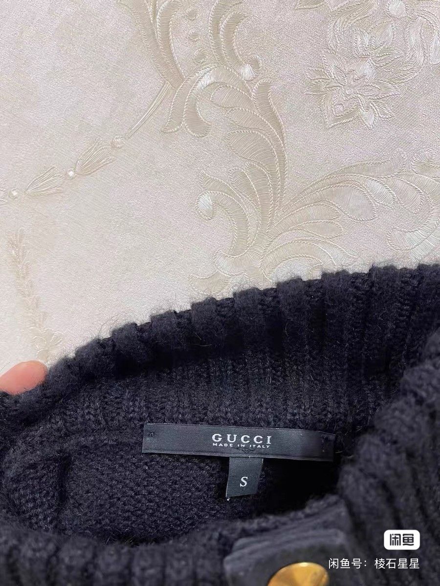 Gucci Gucci Runway Alpaca Belt-Decorated Sweater Size M / US 6-8 / IT 42-44 - 2 Thumbnail