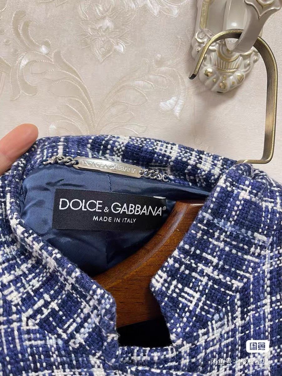 Dolce & Gabbana DG Runway Woven Jacket Top Size M / US 6-8 / IT 42-44 - 2 Thumbnail