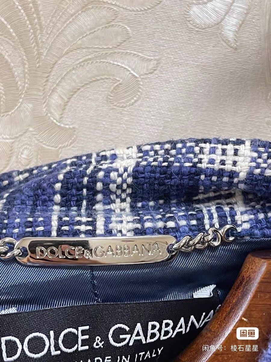 Dolce & Gabbana DG Runway Woven Jacket Top Size M / US 6-8 / IT 42-44 - 4 Thumbnail