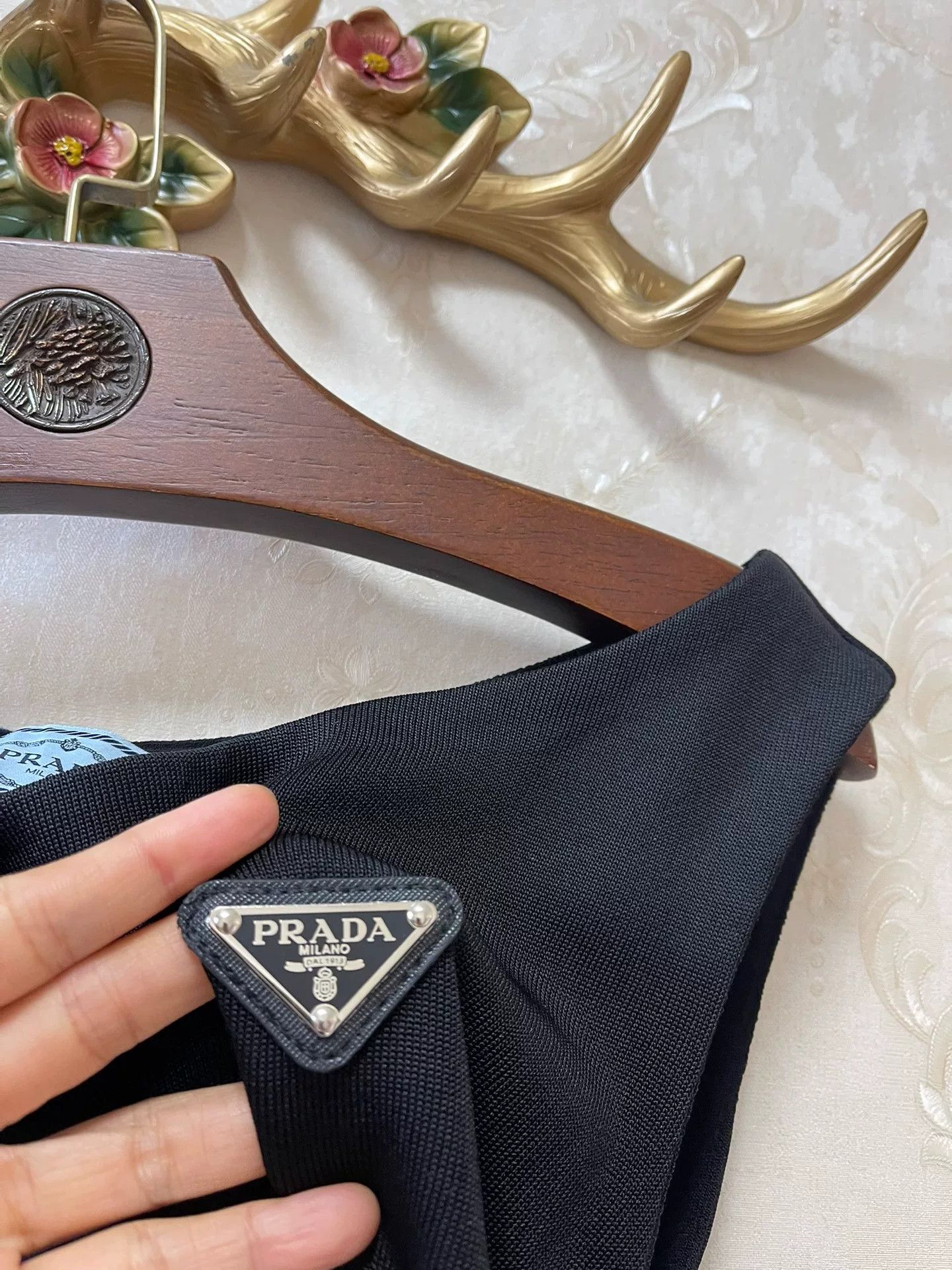 Prada Prada Classic Triangle Logo Dress Size M / US 6-8 / IT 42-44 - 5 Thumbnail
