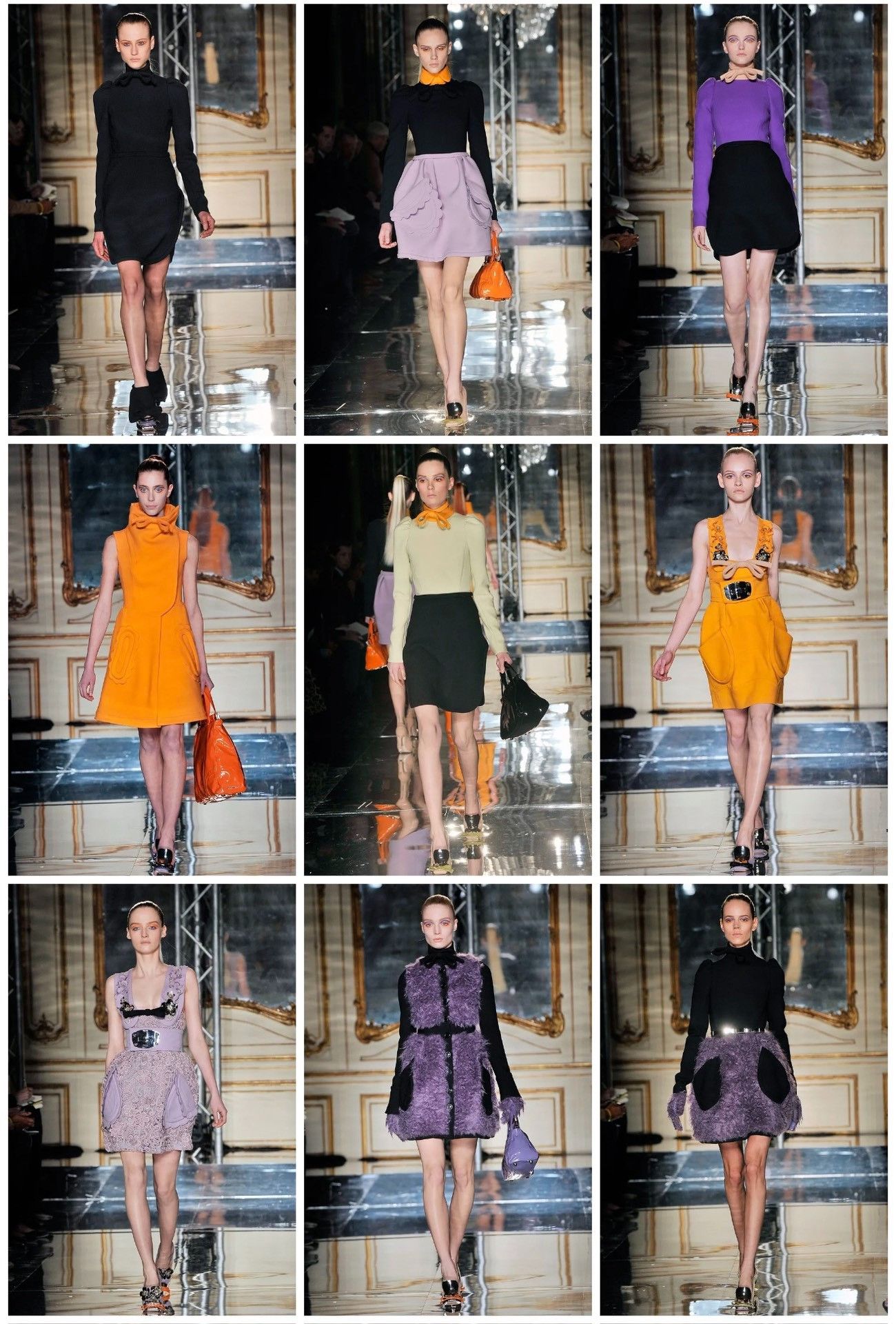 Miu Miu Miu Miu Color-Block Runway Dress Size M / US 6-8 / IT 42-44 - 9 Thumbnail
