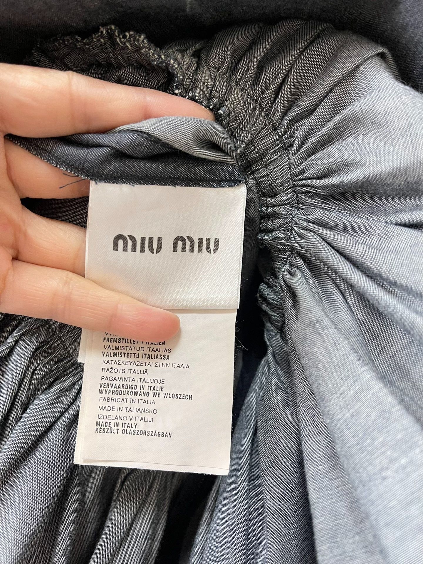 Miu Miu Miu Miu Runway Yang Mi Denim Dress Size M / US 6-8 / IT 42-44 - 3 Thumbnail