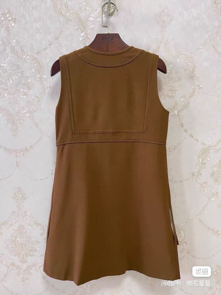 Chloe Chloe New Runway Caramel Sleeveless Pinafore Size M / US 6-8 / IT 42-44 - 8 Thumbnail