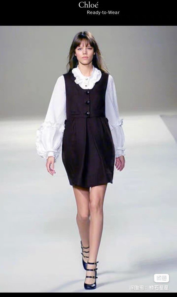 Chloe Chloe New Runway Caramel Sleeveless Pinafore Size M / US 6-8 / IT 42-44 - 4 Thumbnail