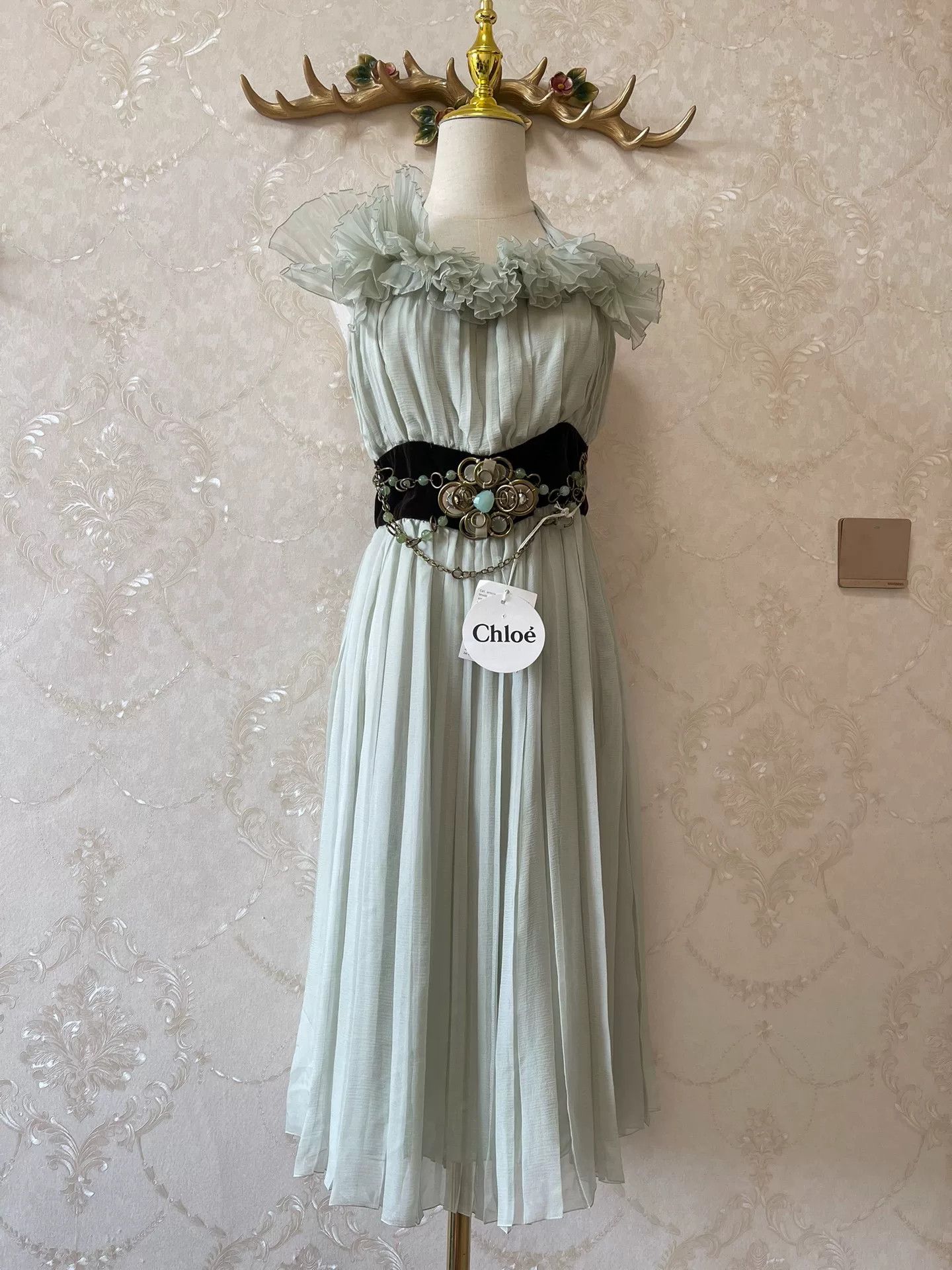 Chloe Chloé 2007 Paris Runway Backless Dress Size M / US 6-8 / IT 42-44 - 2 Thumbnail