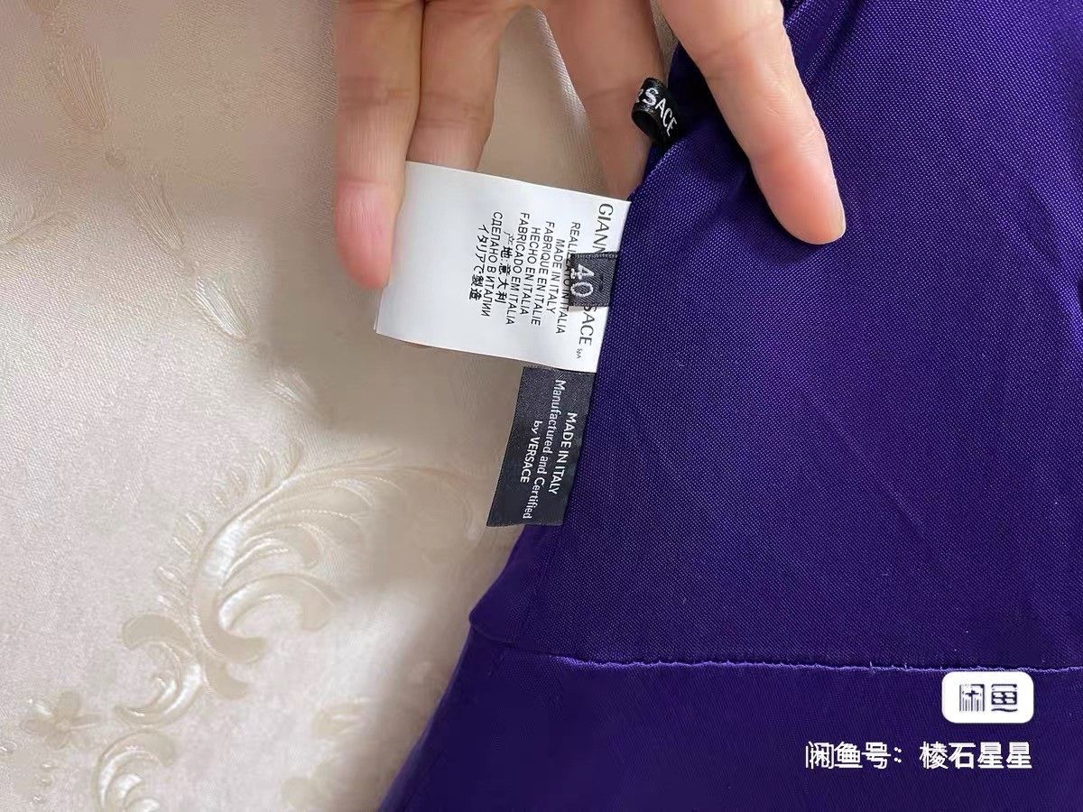 Versace Versace Runway Purple Formal Dress Size M / US 6-8 / IT 42-44 - 4 Thumbnail