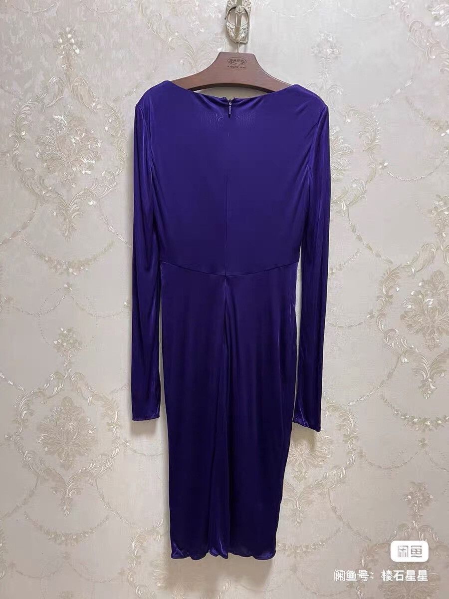 Versace Versace Runway Purple Formal Dress Size M / US 6-8 / IT 42-44 - 8 Thumbnail