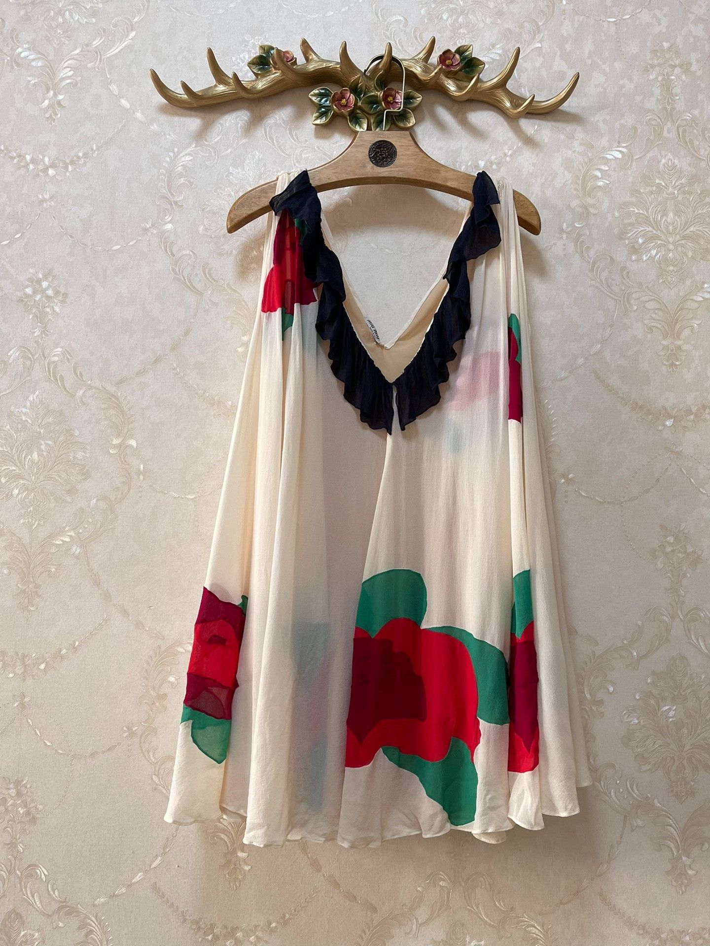Miu Miu Miu Miu Runway Silk Dress Size M / US 6-8 / IT 42-44 - 3 Thumbnail