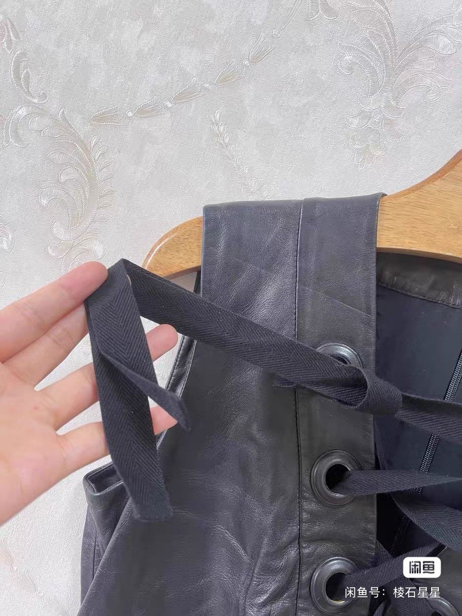 Gucci Gucci Runway Strapped Leather Sleeveless Dress Size M / US 6-8 / IT 42-44 - 7 Thumbnail