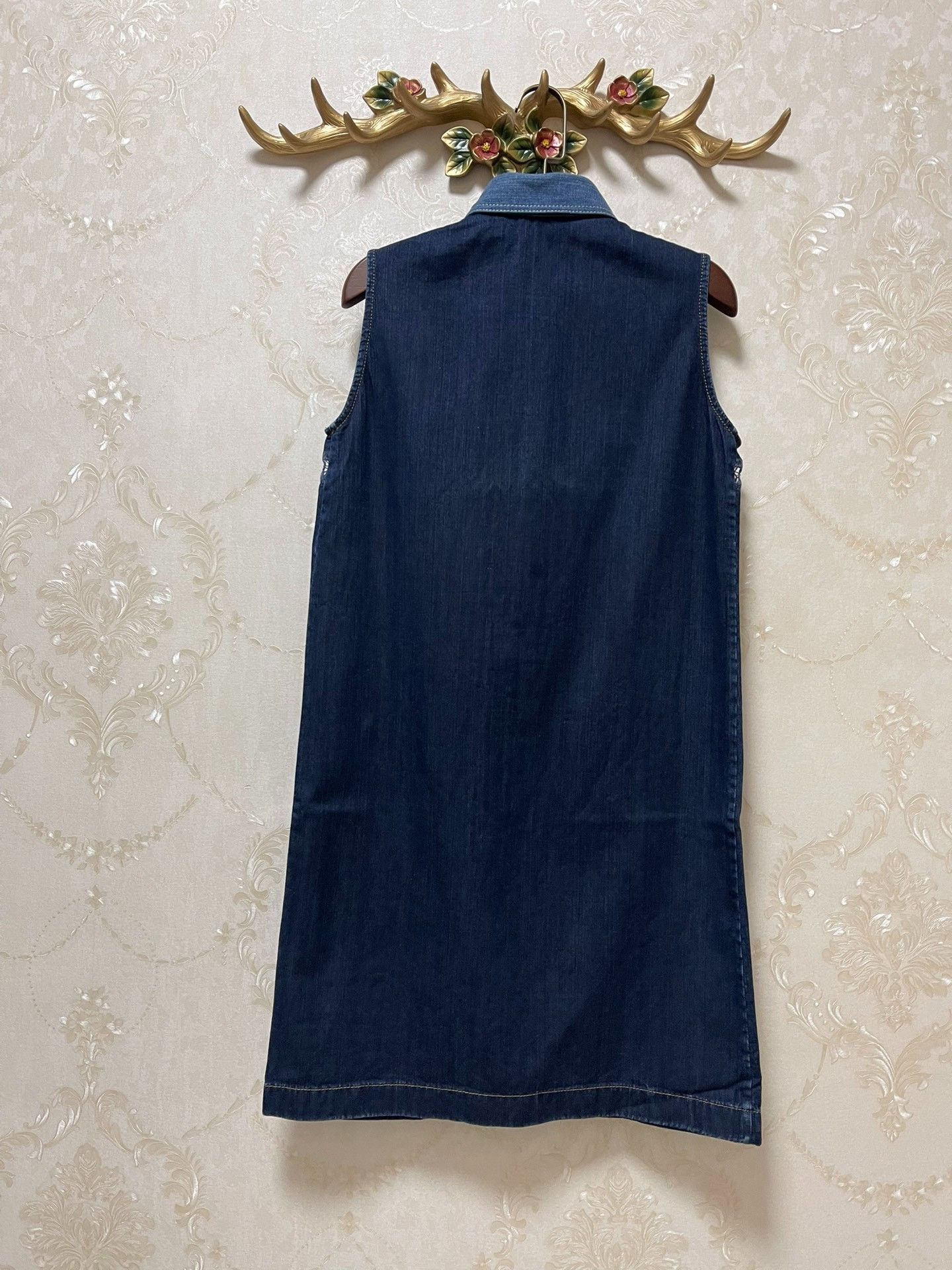 Gucci Gucci Runway Sleeveless Denim Dress Size M / US 6-8 / IT 42-44 - 7 Thumbnail