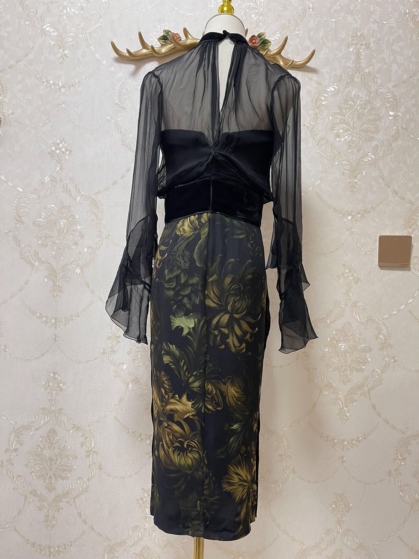 Gucci Gucci Runway Floral Strapless Sheer Dress Size M / US 6-8 / IT 42-44 - 3 Thumbnail