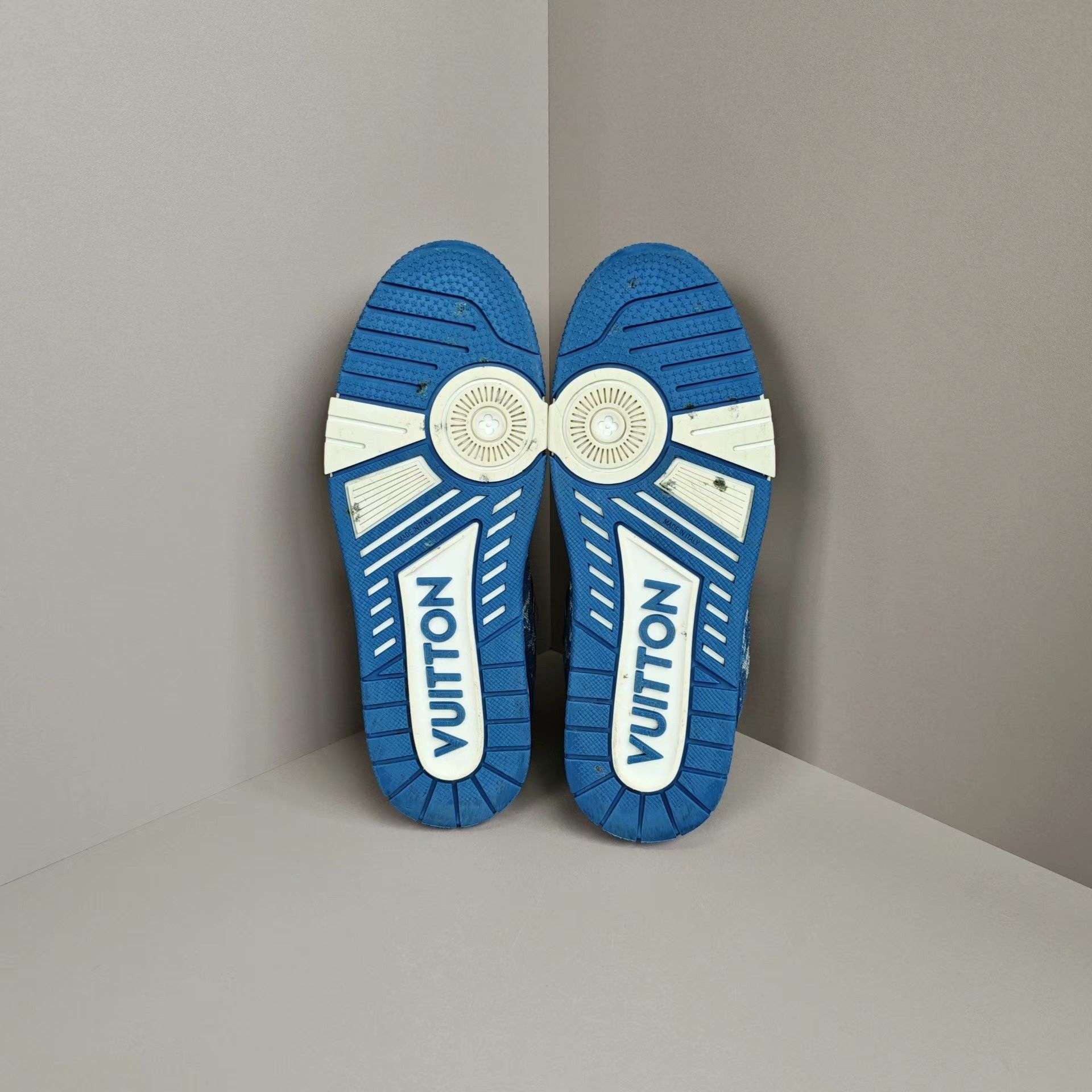 Louis Vuitton Louis Vuitton Training Denim Blue Lowtop Sneakers 7 Men Size US 7 / EU 40 - 5 Thumbnail