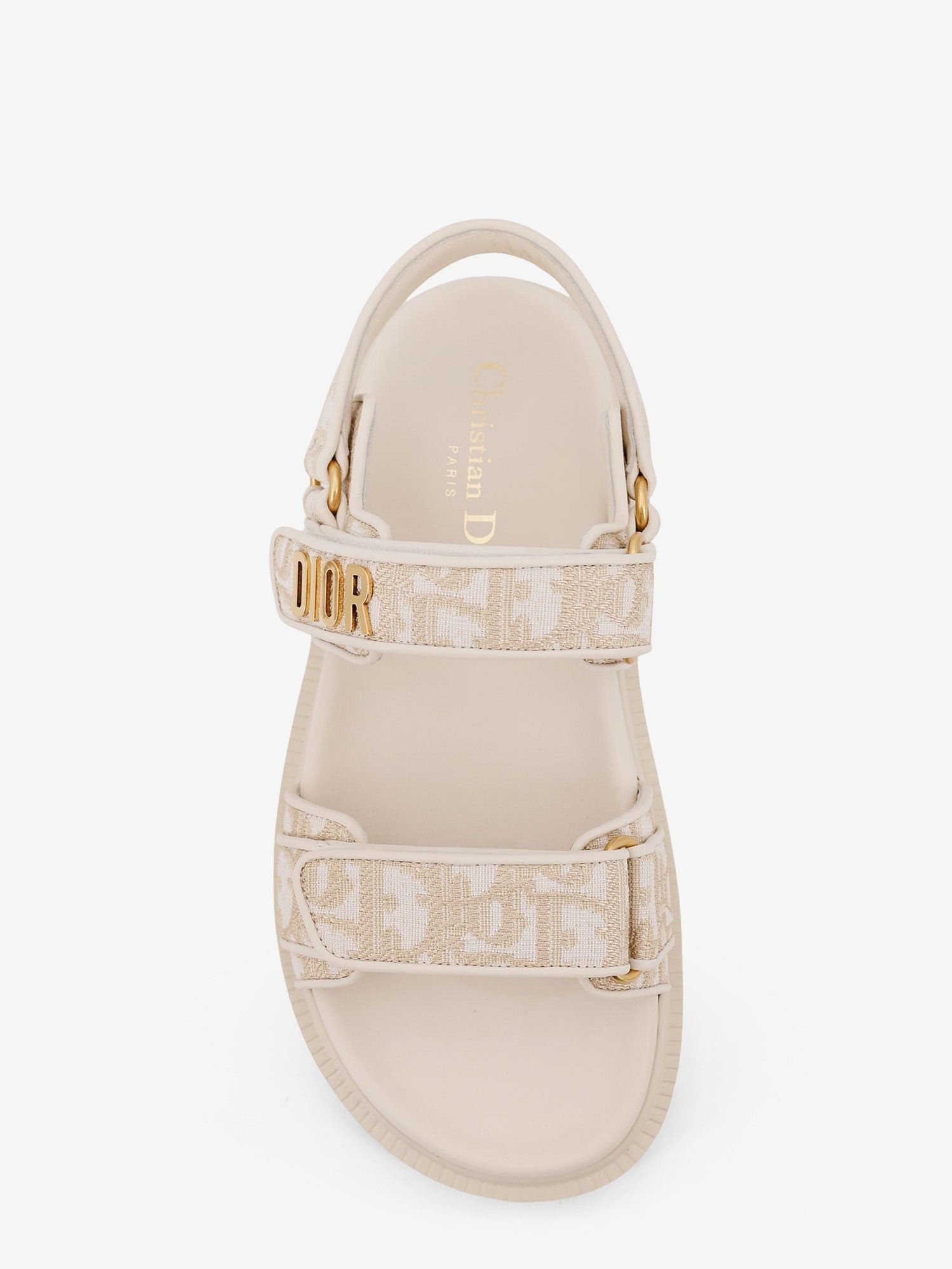 Dior Lurex Dioract Flat Sandals Size US 5 / IT 35 - 5 Thumbnail