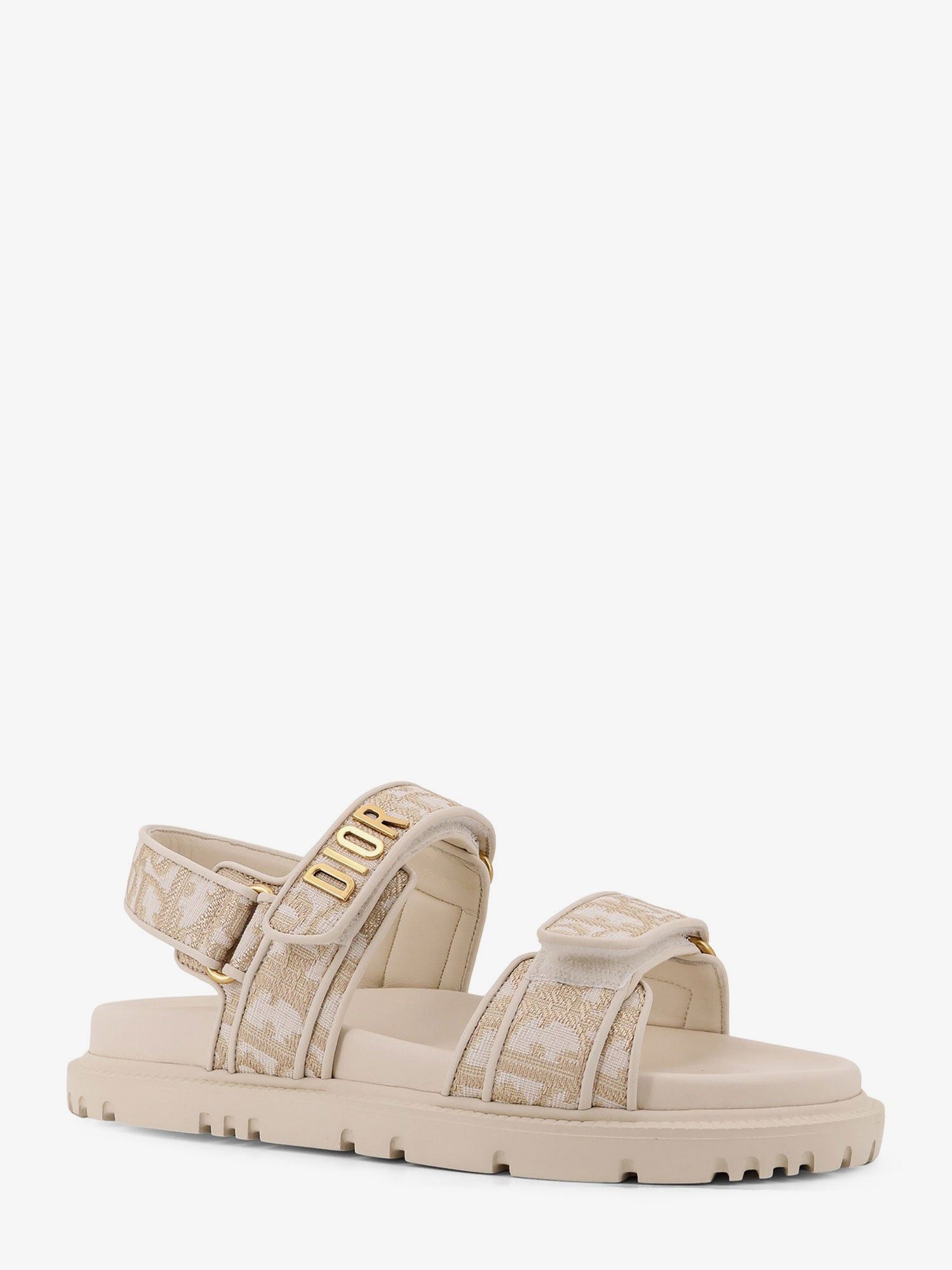 Dior Lurex Dioract Flat Sandals Size US 11 / IT 41 - 2 Thumbnail