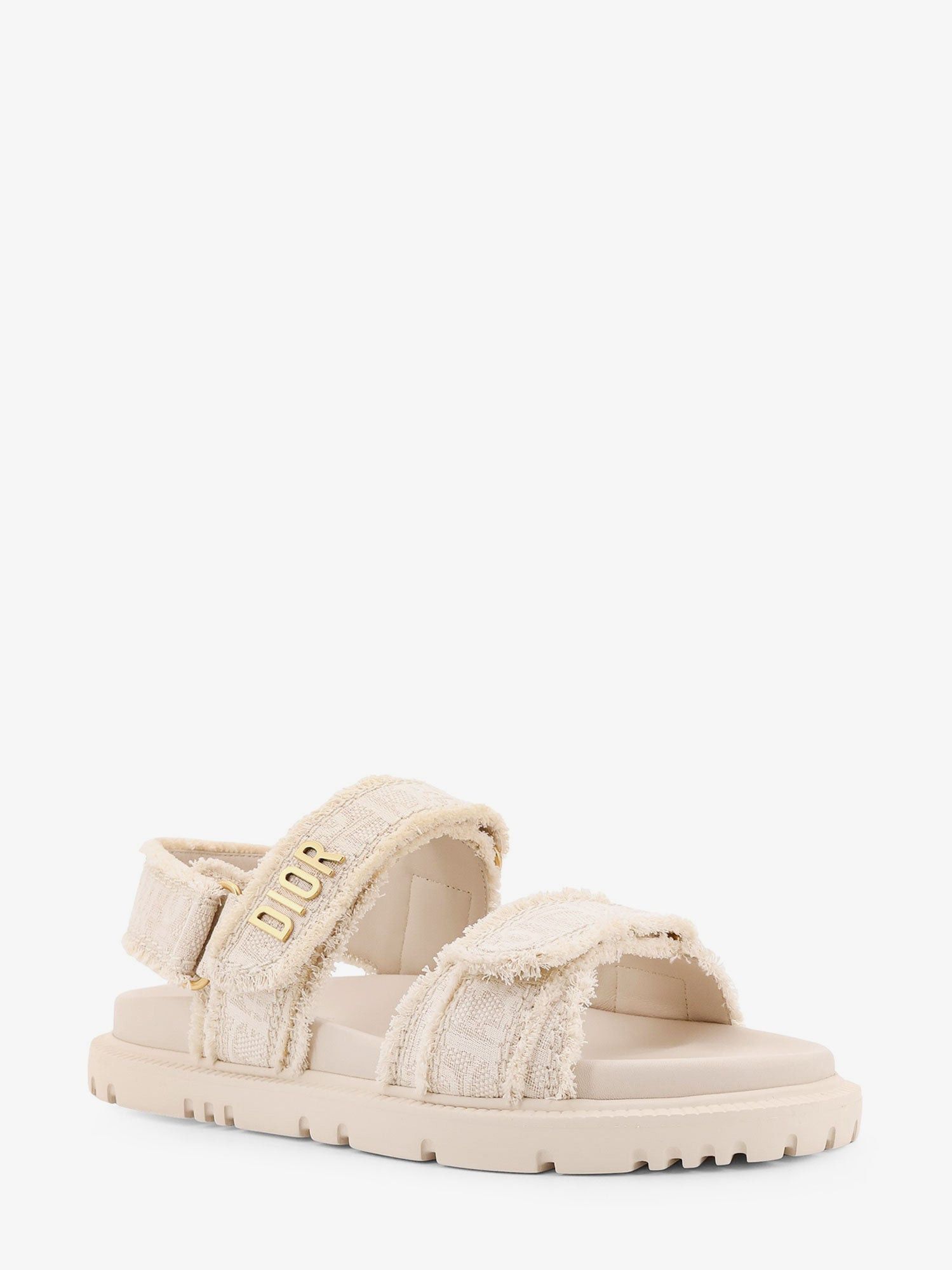 Dior Dioract Fabric Sandals With Dior Oblique Motif Size US 8.5 / IT 38.5 - 2 Thumbnail