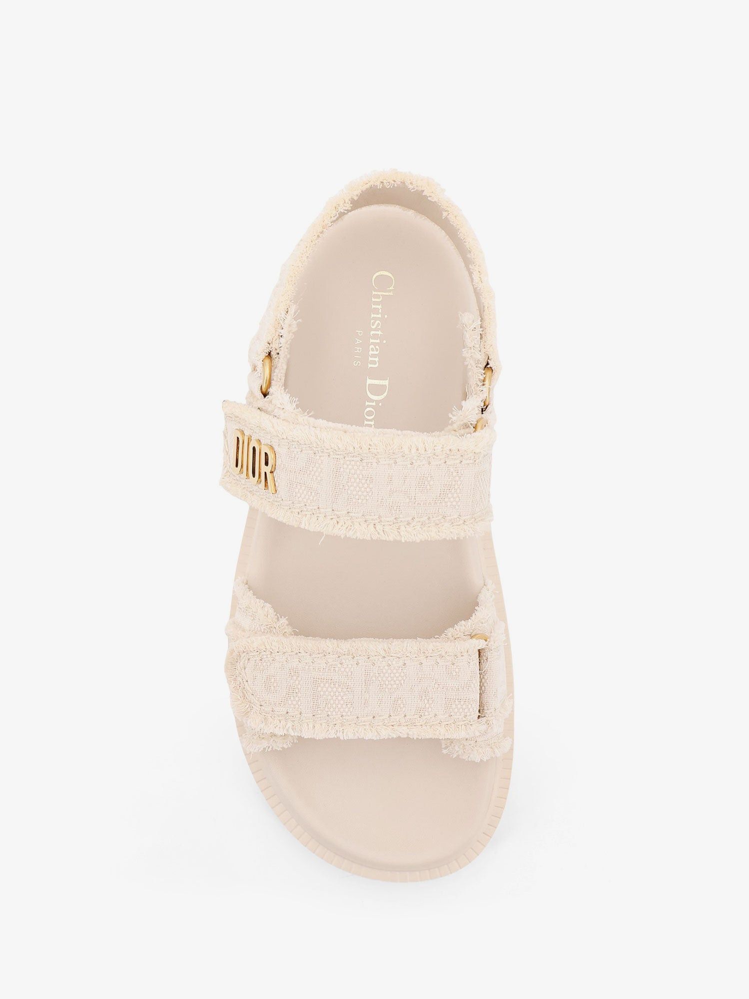 Dior Dioract Fabric Sandals With Dior Oblique Motif Size US 8.5 / IT 38.5 - 5 Thumbnail