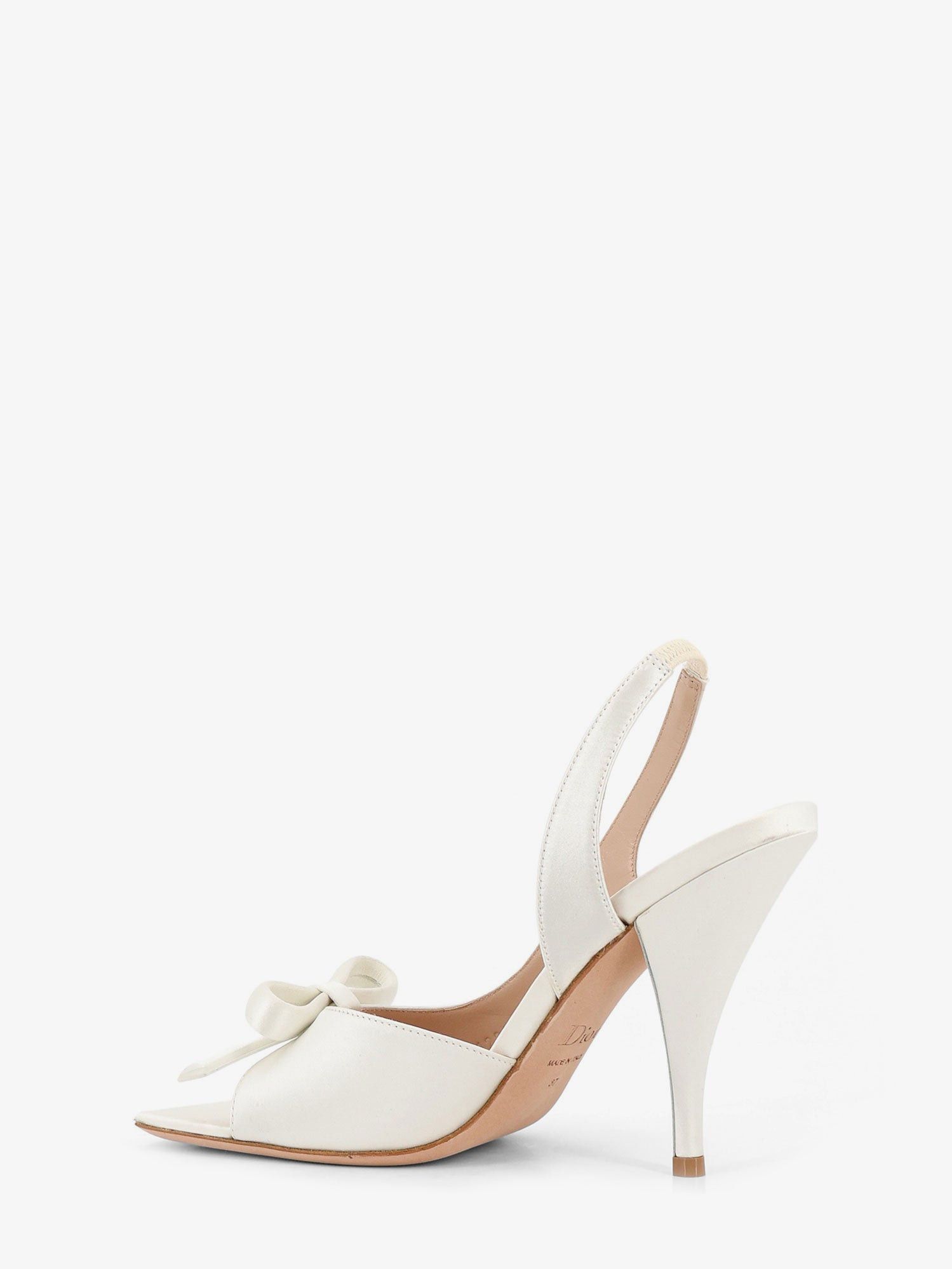 Dior Dior Bow Satin Sandals With Logo Bow Detail Size US 7.5 / IT 37.5 - 3 Thumbnail