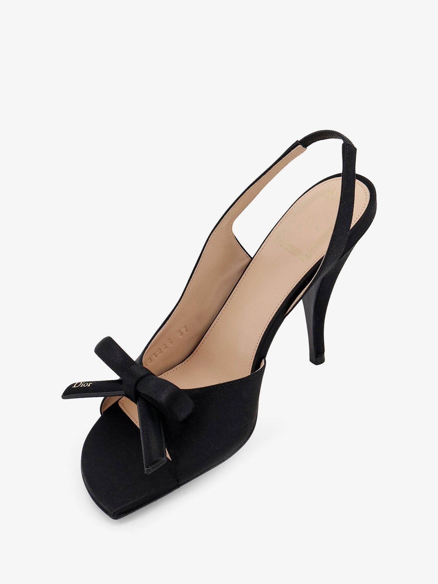 Dior Dior Bow Satin Sandals With Logo Bow Detail Size US 8.5 / IT 38.5 - 4 Thumbnail