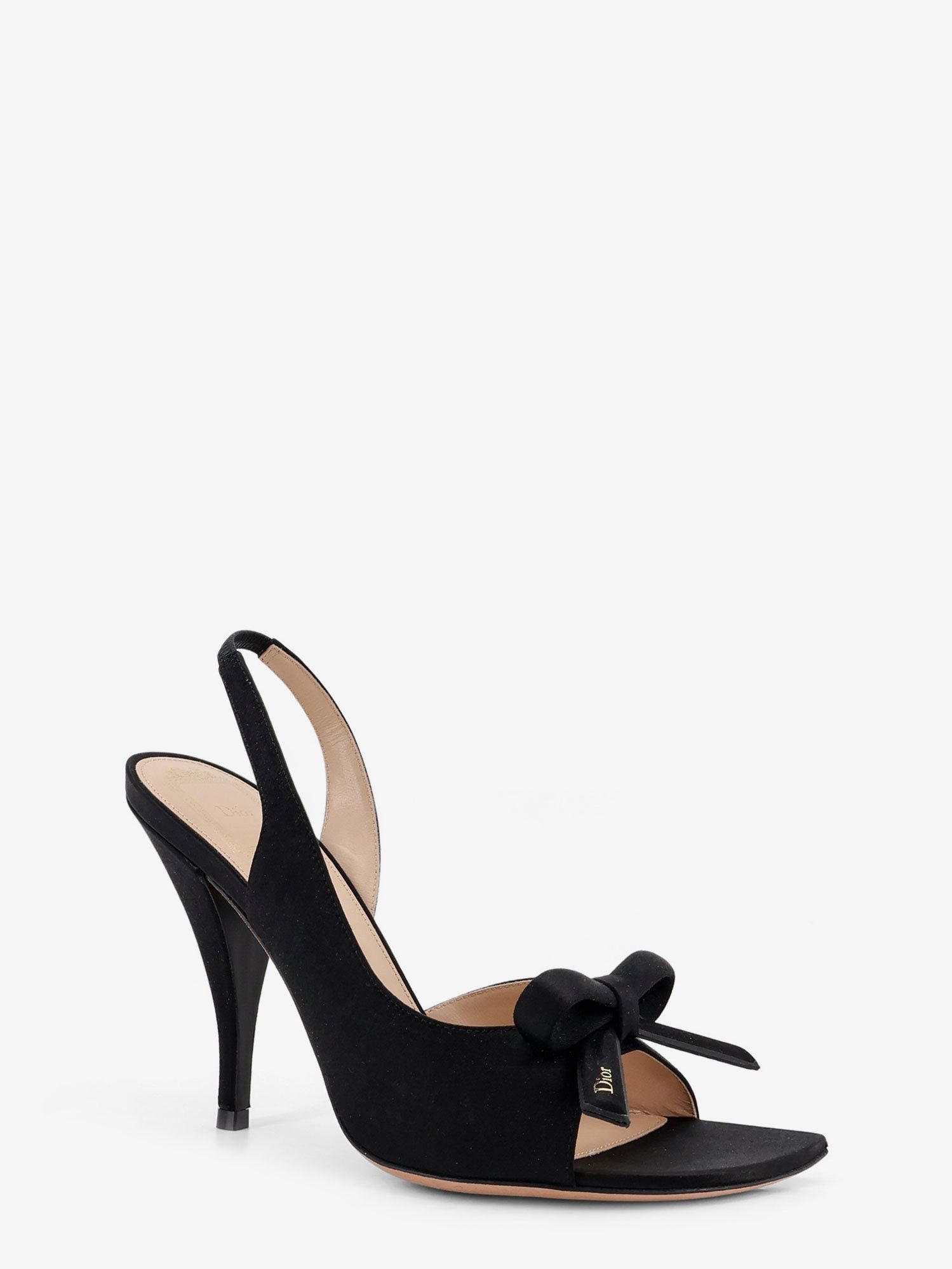 Dior Dior Bow Satin Sandals With Logo Bow Detail Size US 10 / IT 40 - 2 Thumbnail