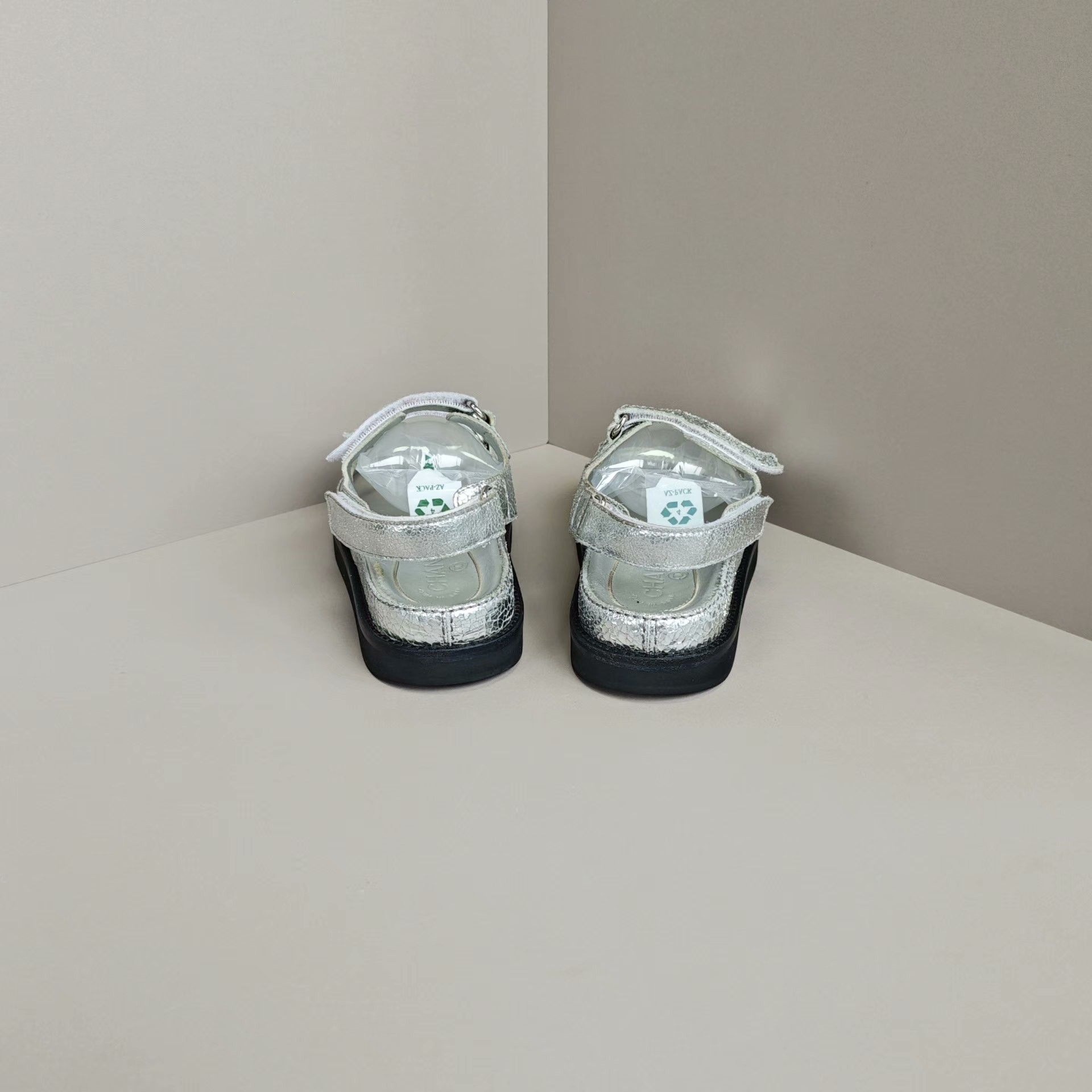 Chanel Chanel Silver Sandals us_7 Women Size US 7 / IT 37 - 3 Thumbnail