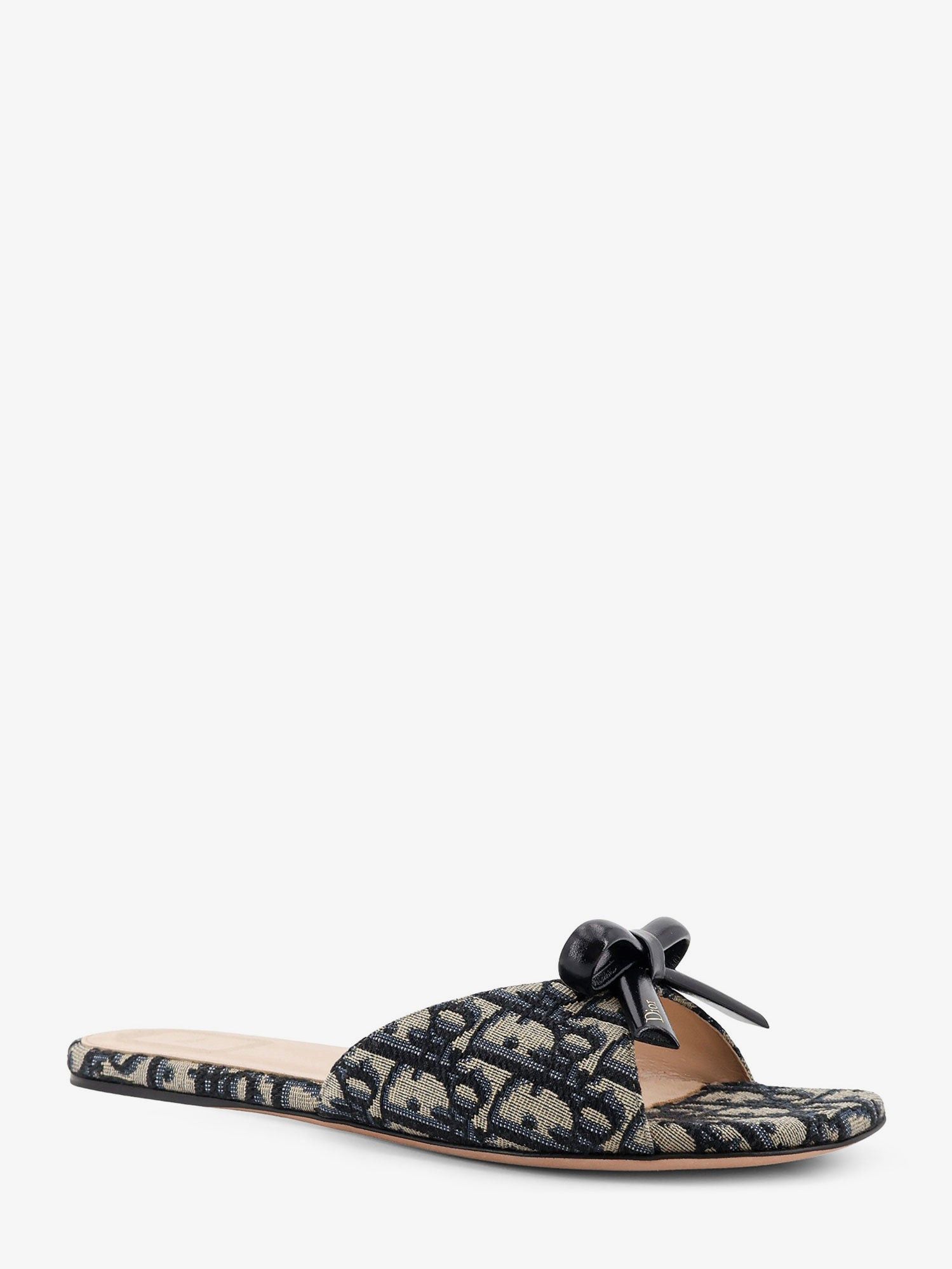 Dior Dior Bow Dior Oblique Fabric Sandals Size US 6.5 / IT 36.5 - 2 Thumbnail