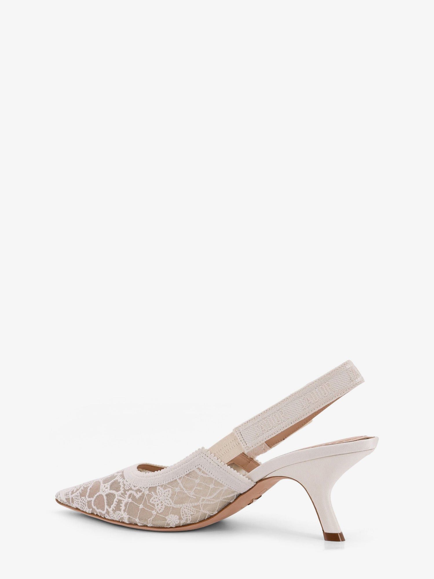 Dior J'adior Lace Pumps With Side Bow Detail Size US 9 / IT 39 - 3 Thumbnail