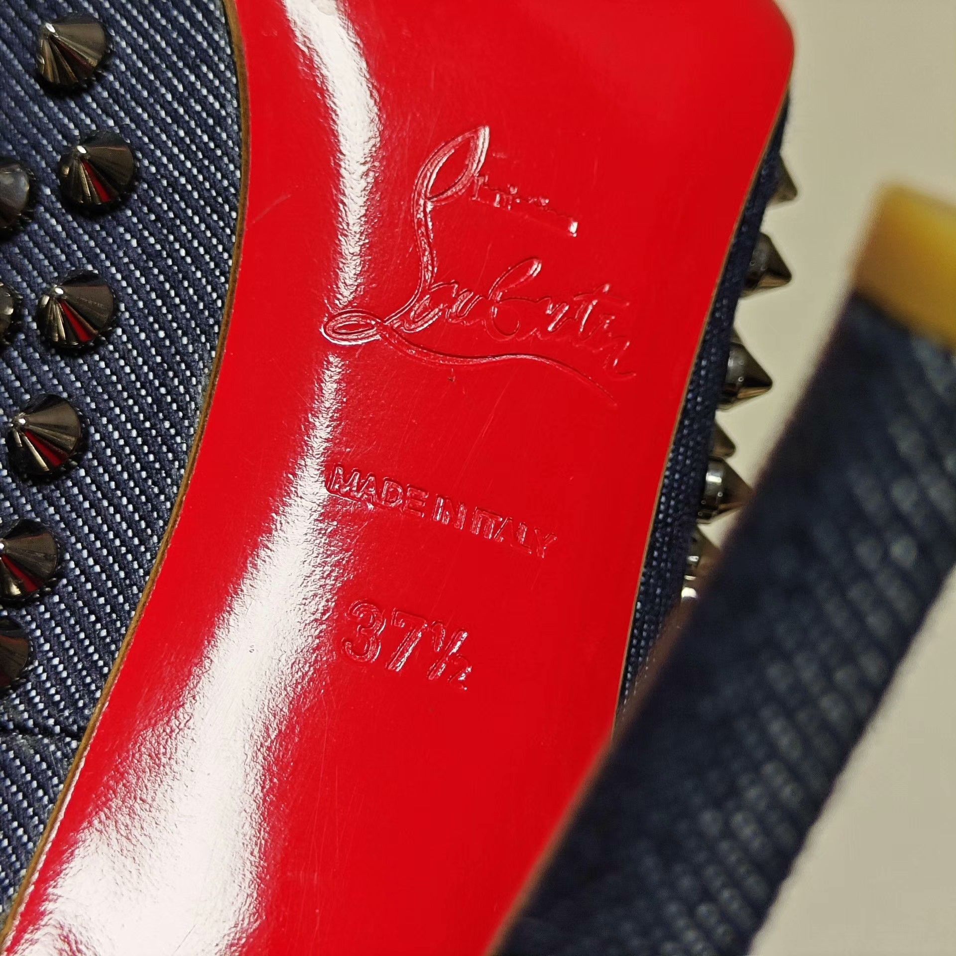 Christian Louboutin Christian Louboutin Red Lowtop Sneakers us_7 Women Size US 7 / IT 37 - 6 Thumbnail