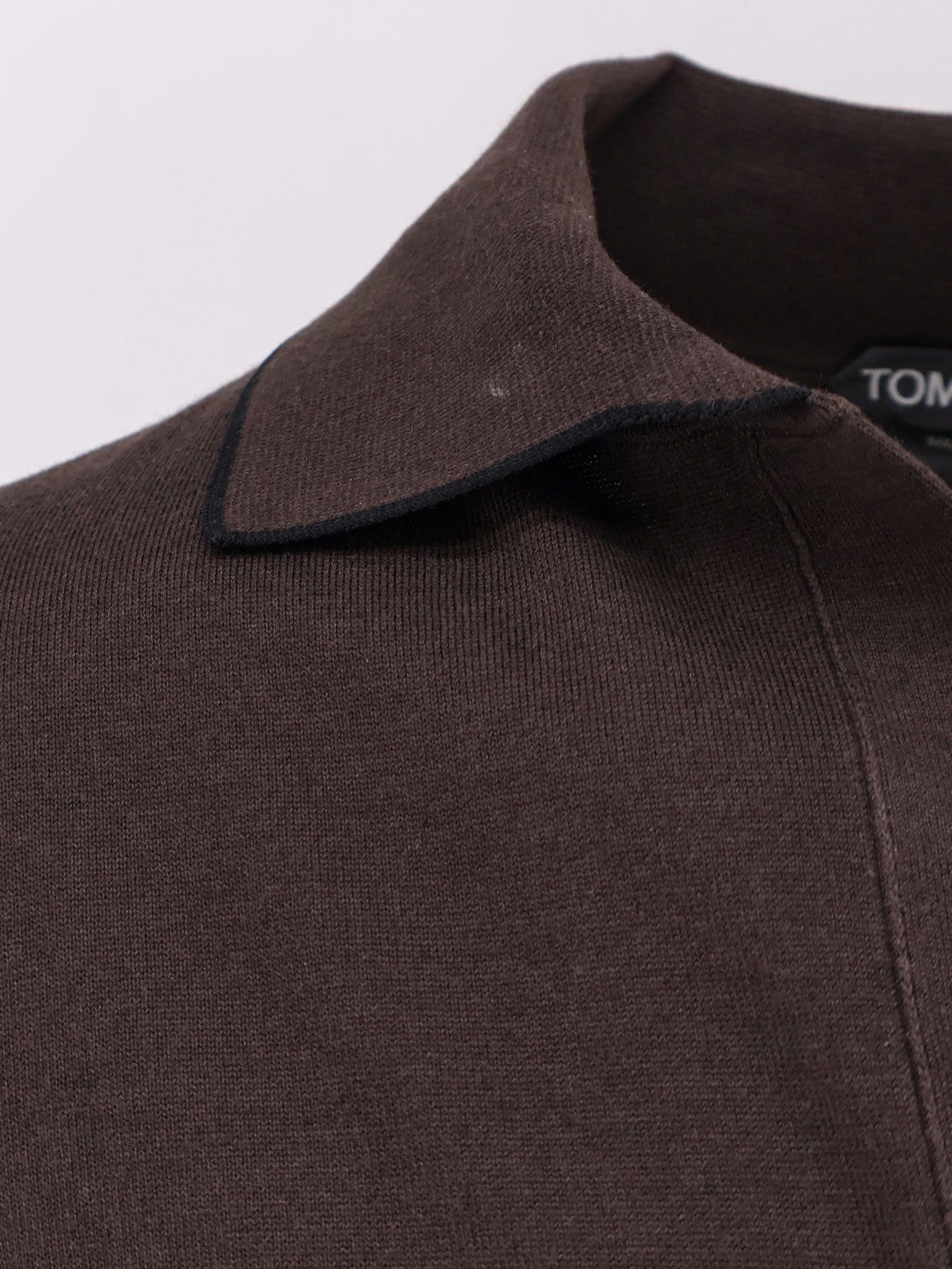 Tom Ford Cotton And Silk Blend Polo Shirt Size US XL / EU 56 / 4 - 4 Thumbnail