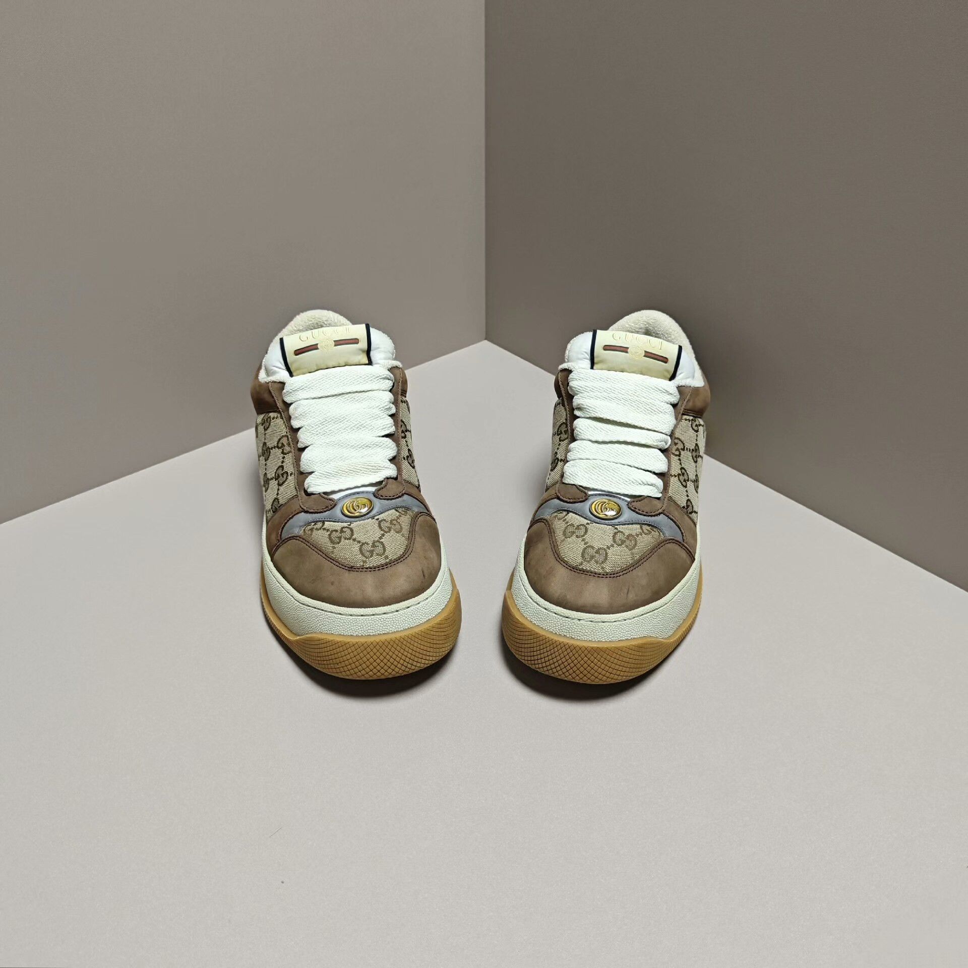 Gucci Gucci Brown Lowtop Sneakers 9 Men Size US 9 / EU 42 - 2 Thumbnail