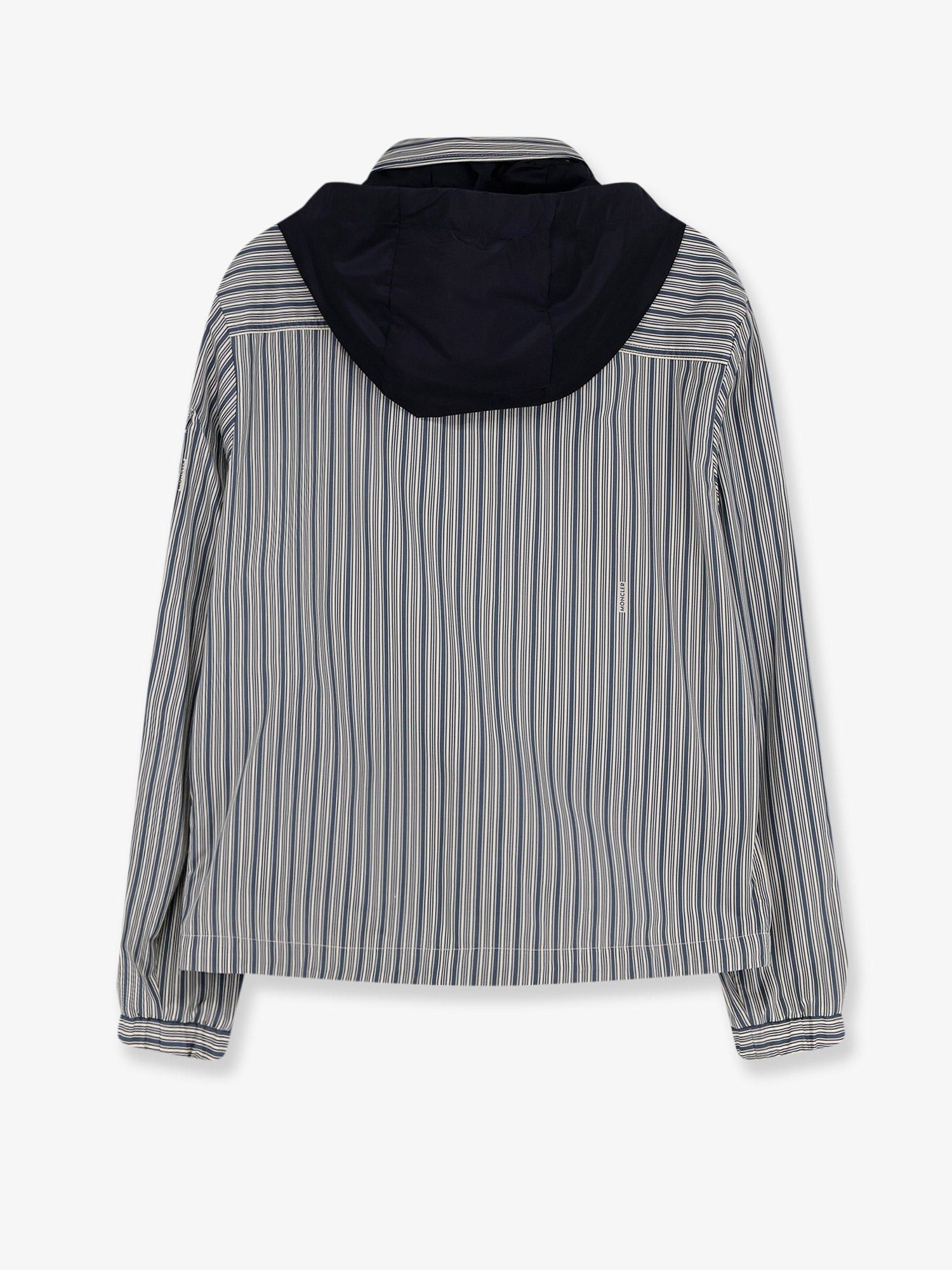 Moncler Havas Striped Cotton Jacket Size US XS / EU 42 / 0 - 2 Thumbnail