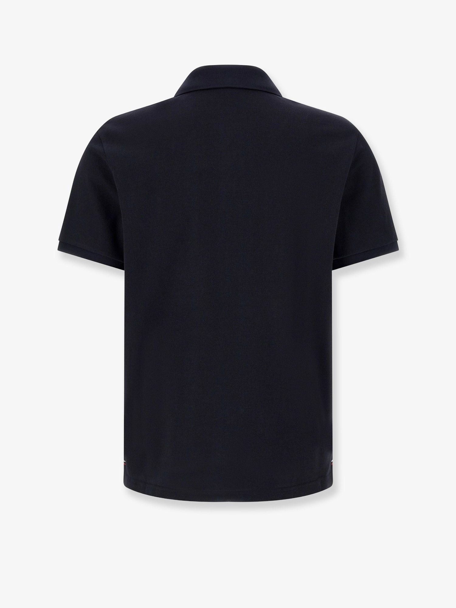 Moncler Cotton Polo Shirt With Tricolor Logo Patch Size US XL / EU 56 / 4 - 2 Thumbnail