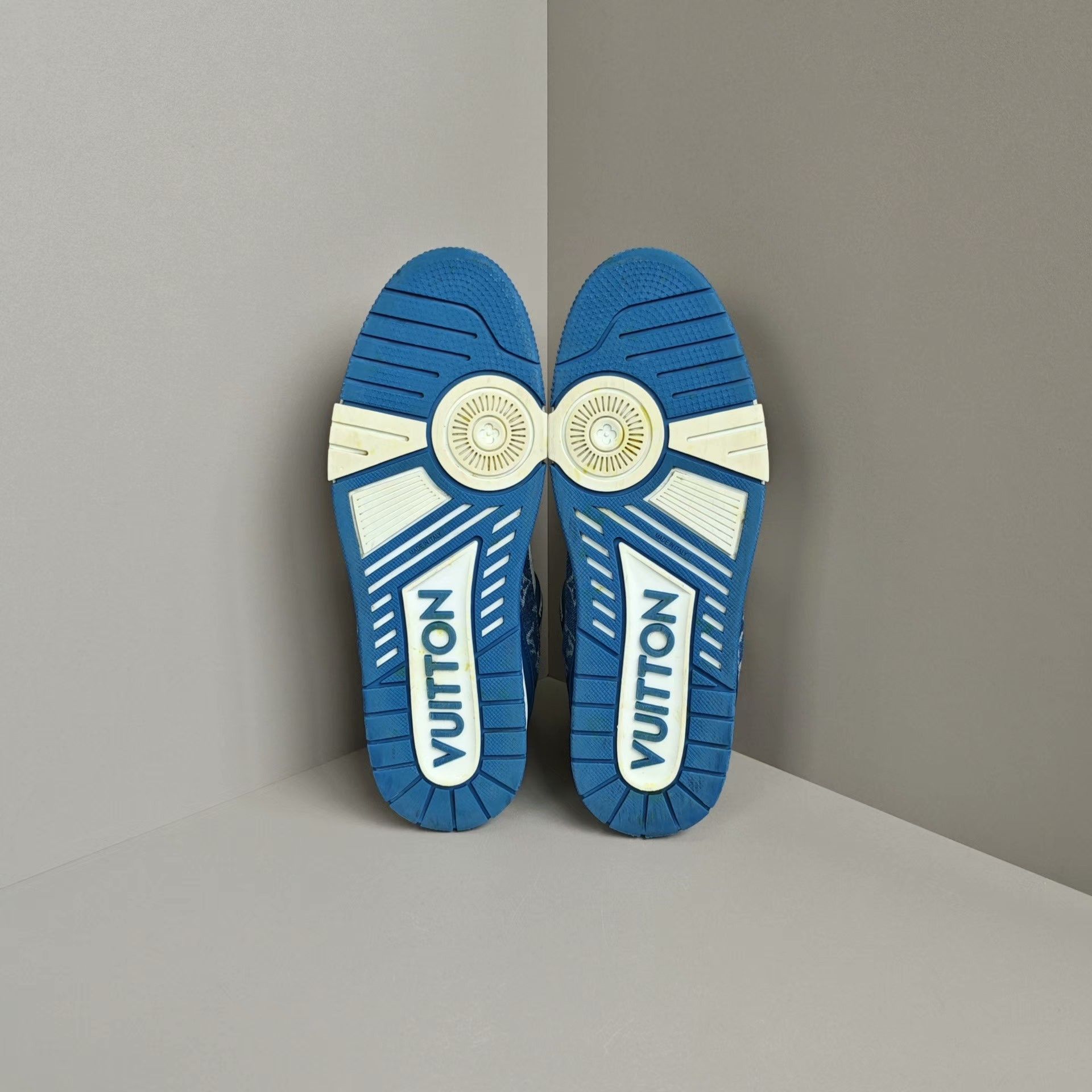 Louis Vuitton Louis Vuitton Training Denim Blue Lowtop Sneakers 10 Men Size US 10 / EU 43 - 5 Thumbnail