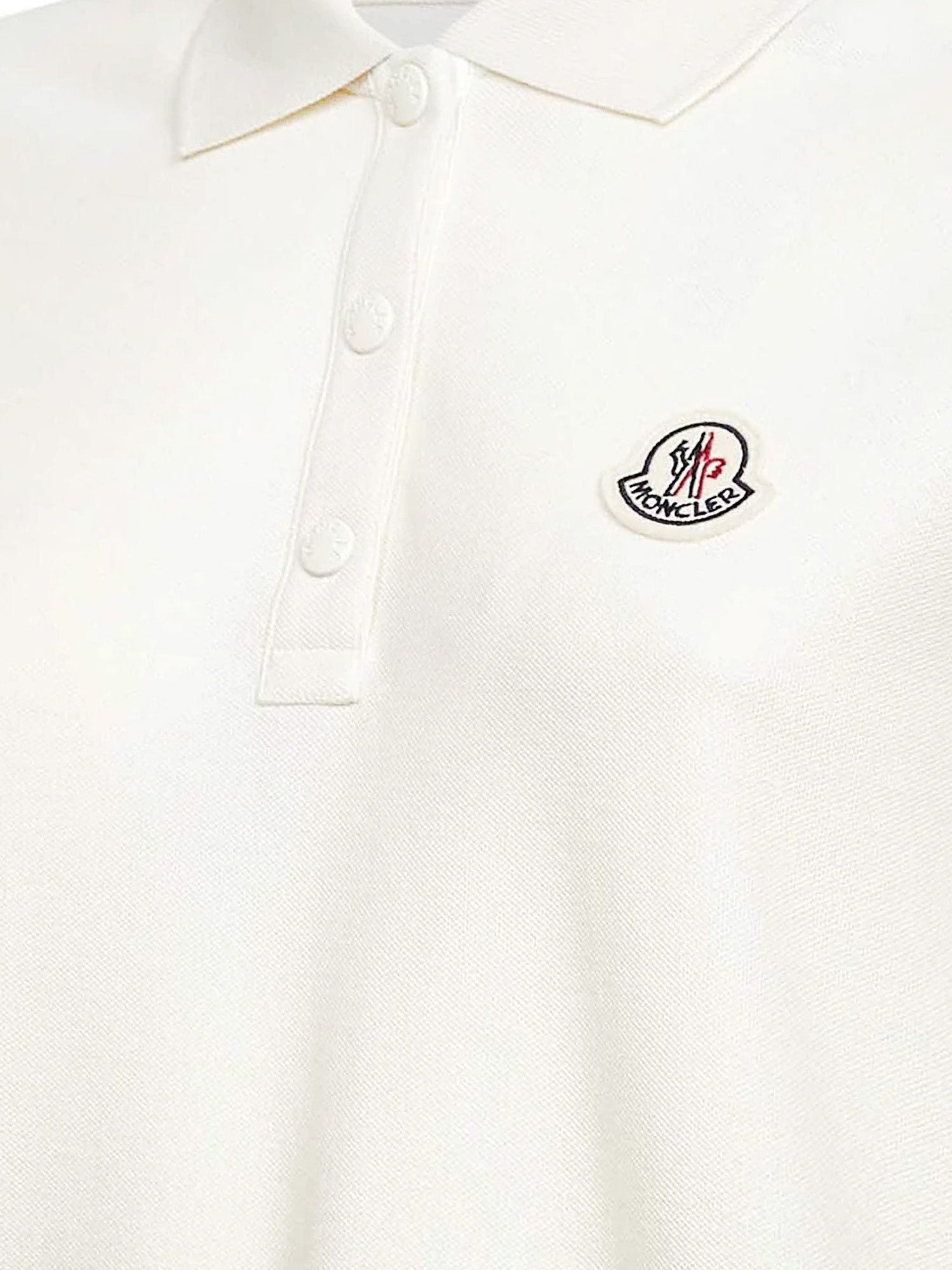 Moncler Cotton Polo Shirt Size L / US 10 / IT 46 - 3 Thumbnail