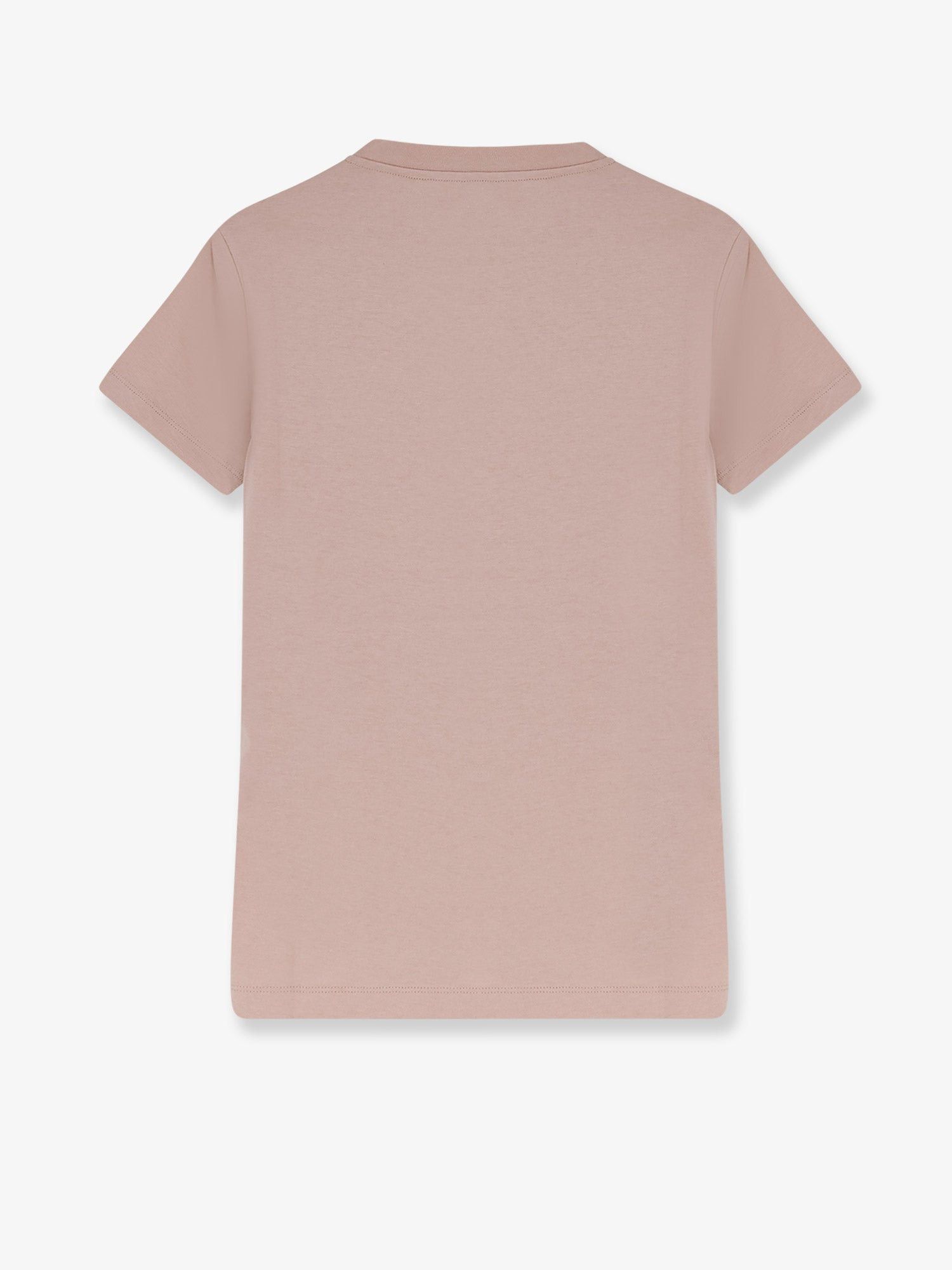 Moncler Cotton T-Shirt With Flocked Logo On The Front Size M / US 6-8 / IT 42-44 - 2 Thumbnail