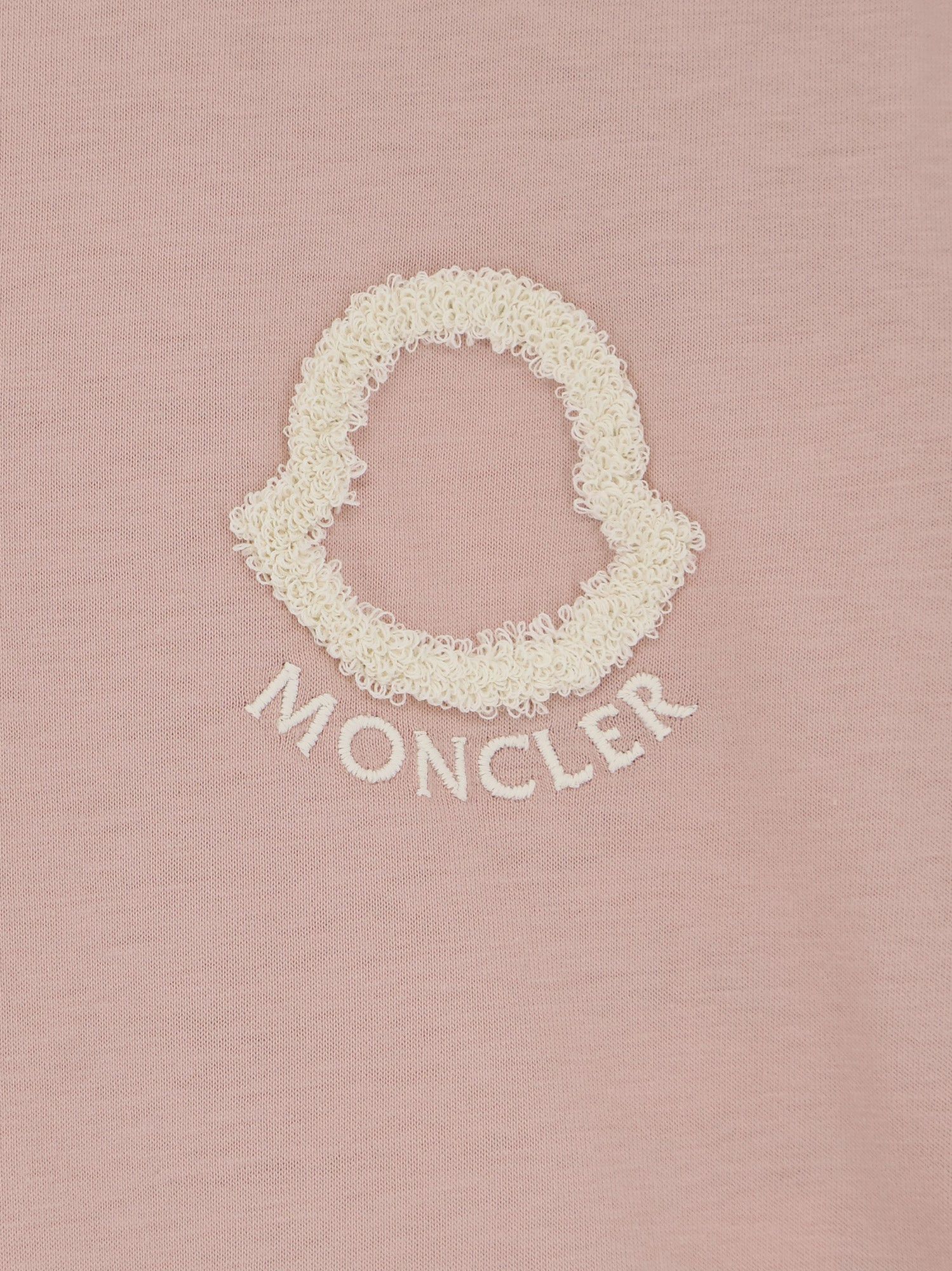 Moncler Cotton T-Shirt With Flocked Logo On The Front Size XS / US 0-2 / IT 36-38 - 3 Thumbnail
