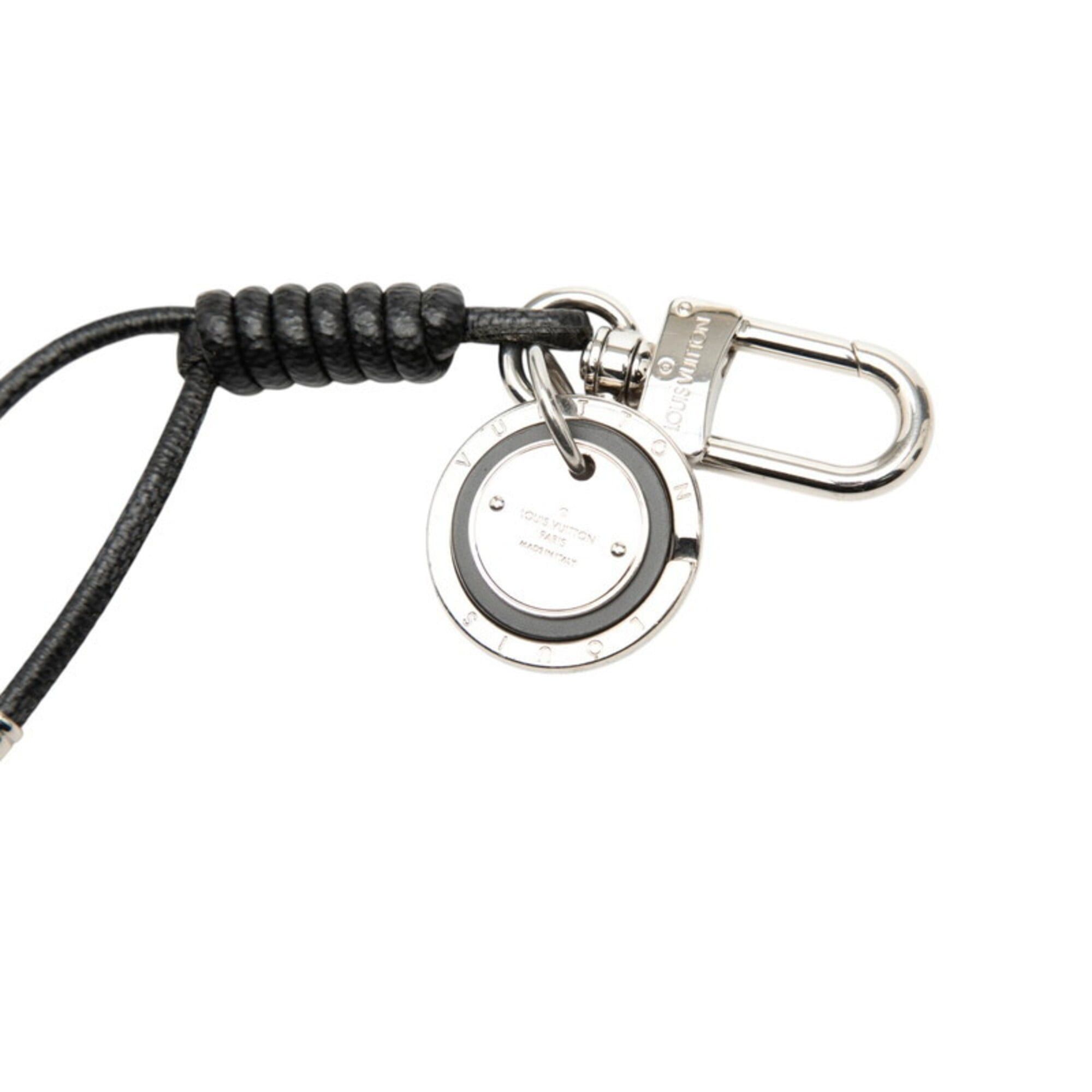 Louis Vuitton Louis Vuitton Damier Graphite Accessory Bag Charm Keychain Leather Rope M67224 Black Silver Metal Women's LOUIS VUITTON Size ONE SIZE - 3 Thumbnail
