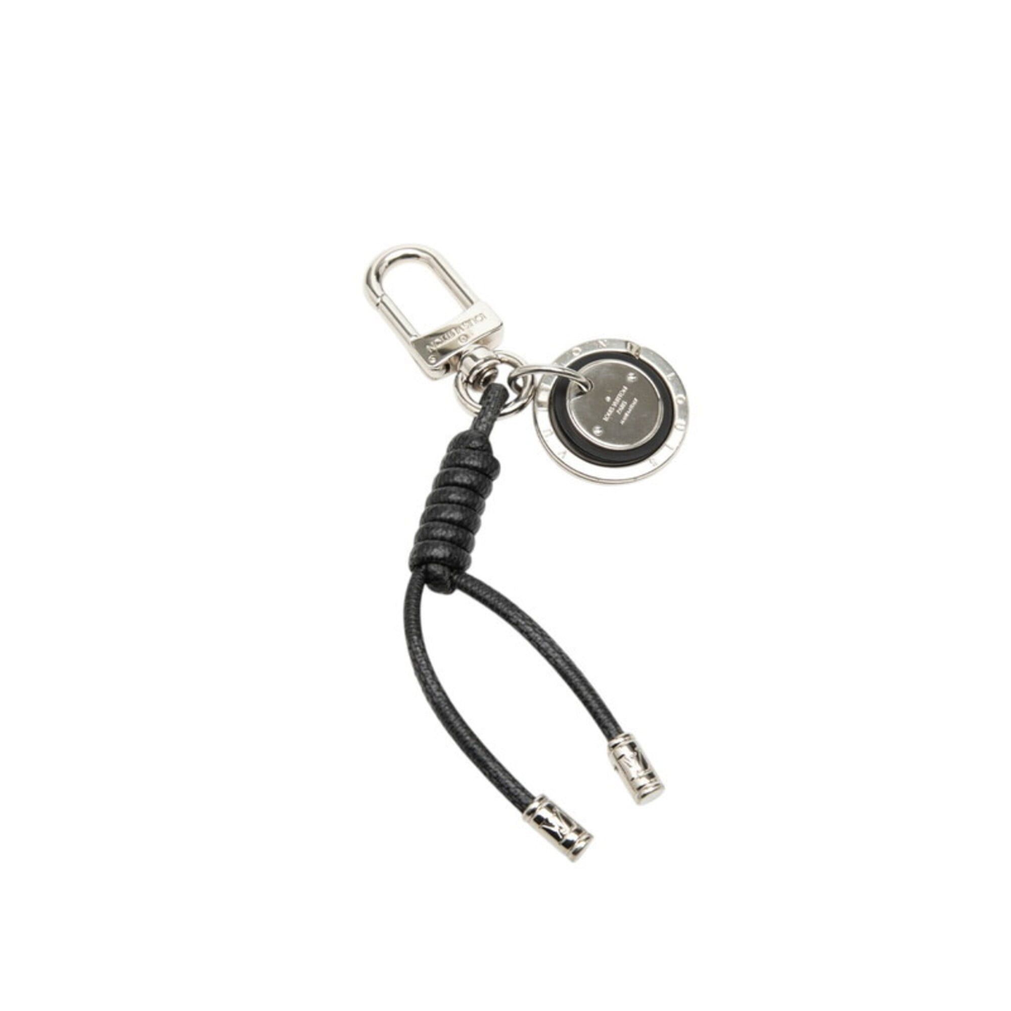 Louis Vuitton Louis Vuitton Damier Graphite Accessory Bag Charm Keychain Leather Rope M67224 Black Silver Metal Women's LOUIS VUITTON Size ONE SIZE - 2 Thumbnail