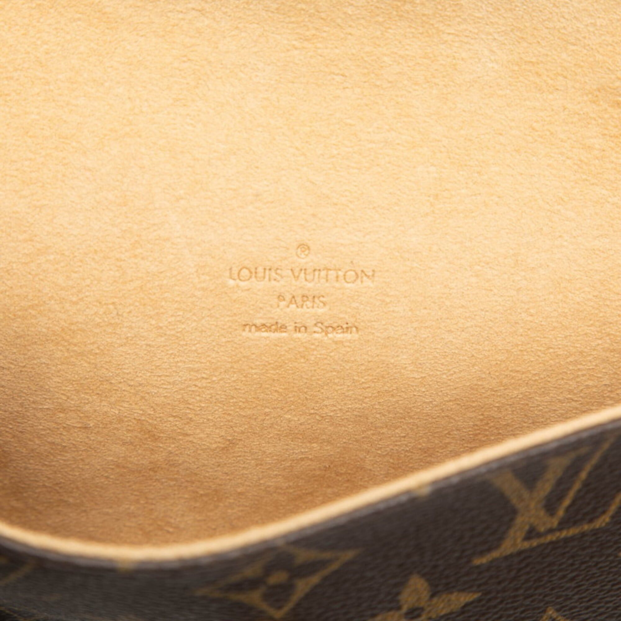 Louis Vuitton Louis Vuitton Monogram Pochette Twin PM Shoulder Bag M51854 Brown Leather Women's LOUIS VUITTON Size ONE SIZE - 5 Thumbnail
