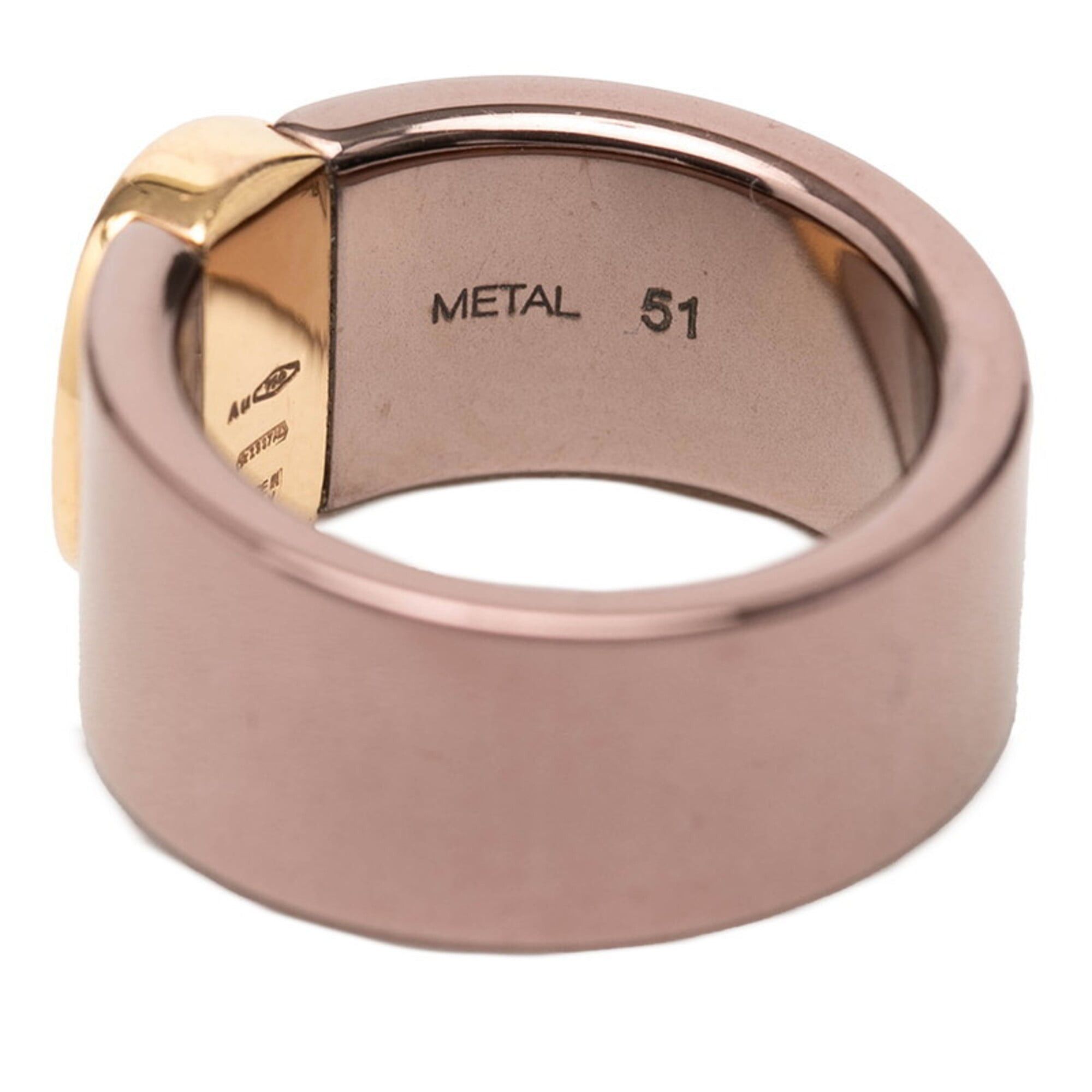 Bvlgari BVLGARI Pave Ring, Size #51, 18KPG Pink Gold Metal Diamond Ring for Women Size ONE SIZE - 5 Thumbnail